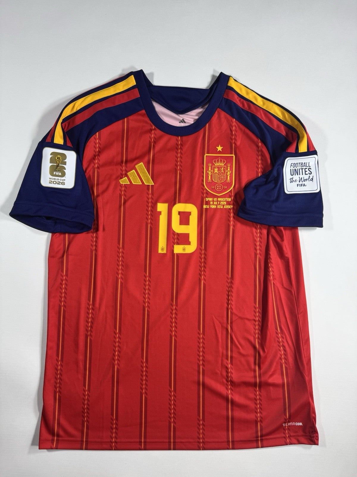 Spain 2026 World Cup Final Lamine Yamal Fan Vers Jersey Size L | MINT Check Desc