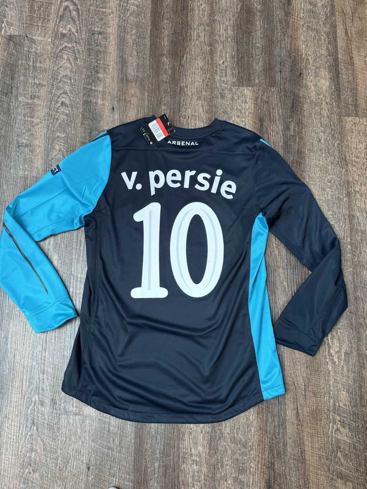 Robin van Persie Arsenal 2011–12 Player Issue Long Sleeve Jersey Size L NWT UCL 