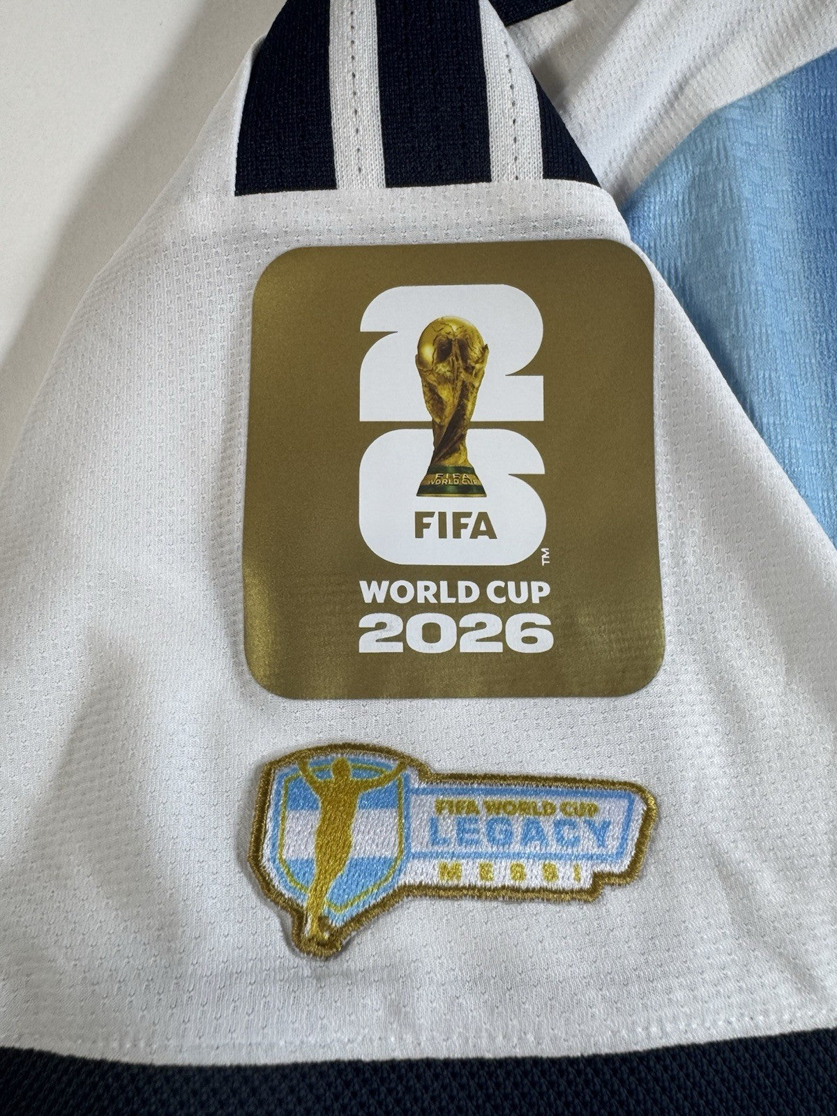 Argentina Lionel Messi Player Version Match Detail vs Egypt Jersey Size XL NWT