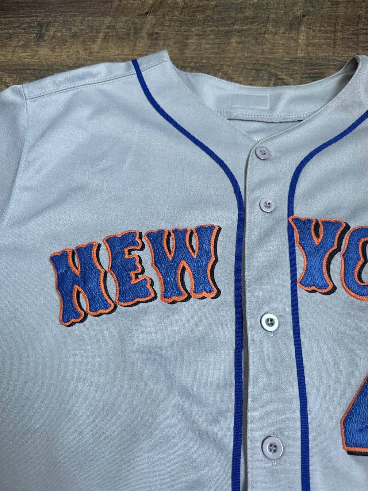 Jason Bay New York Mets MLB #44 Jersey Size 50 Majestic