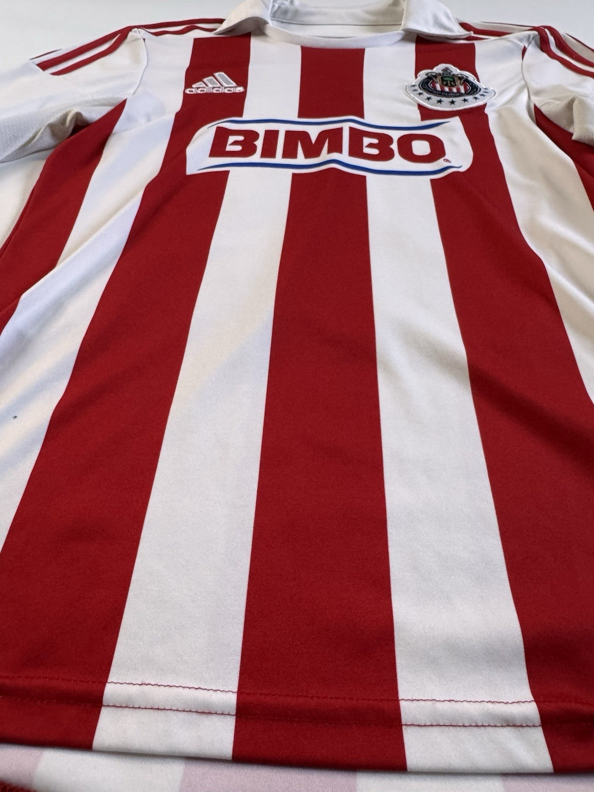 Marco Fabian Chivas Guadalajara 2012-13 Home Jersey Long Sleeve Size S Adidas