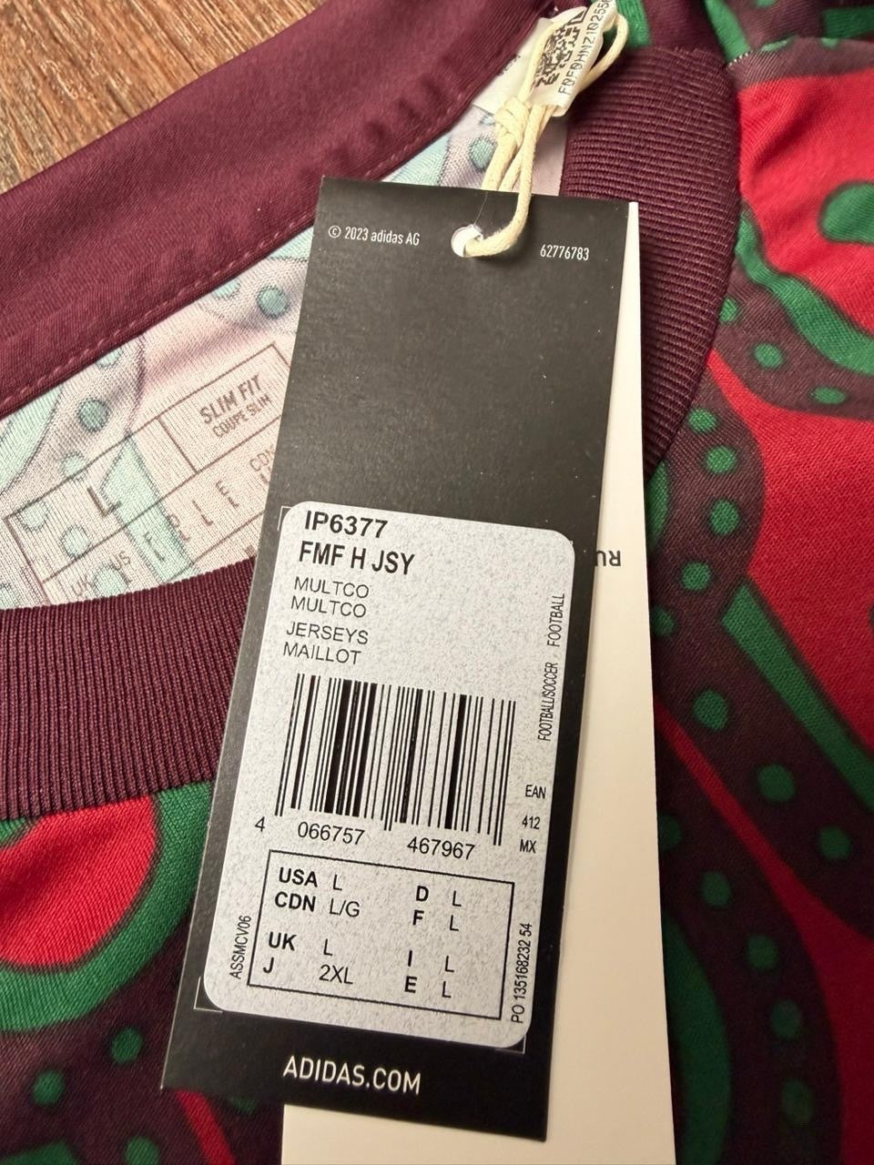 Mexico 2024 Dia de Muertos Roberto Piojo Alvarado Official Name Set Jersey Sz L