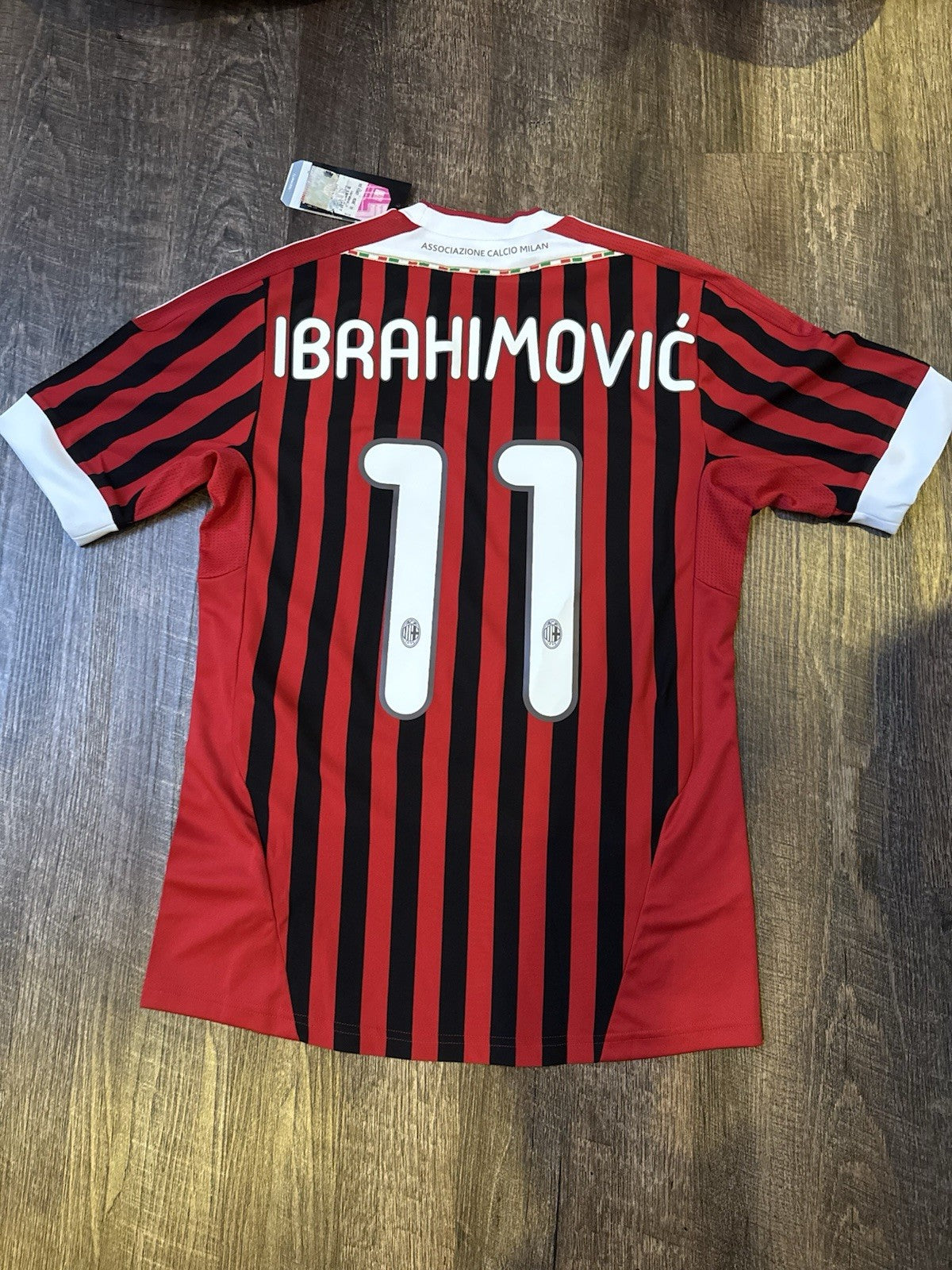 Zlatan Ibrahimovic AC Milan 2011 - 12 Jersey  Size S NWT | Serie A