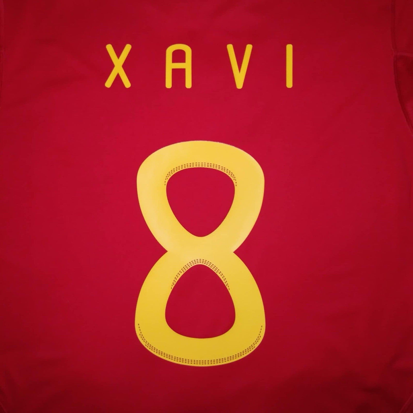 Xavi Hernandez Spain 2010 World Cup Home Jersey L | Adidas Champions