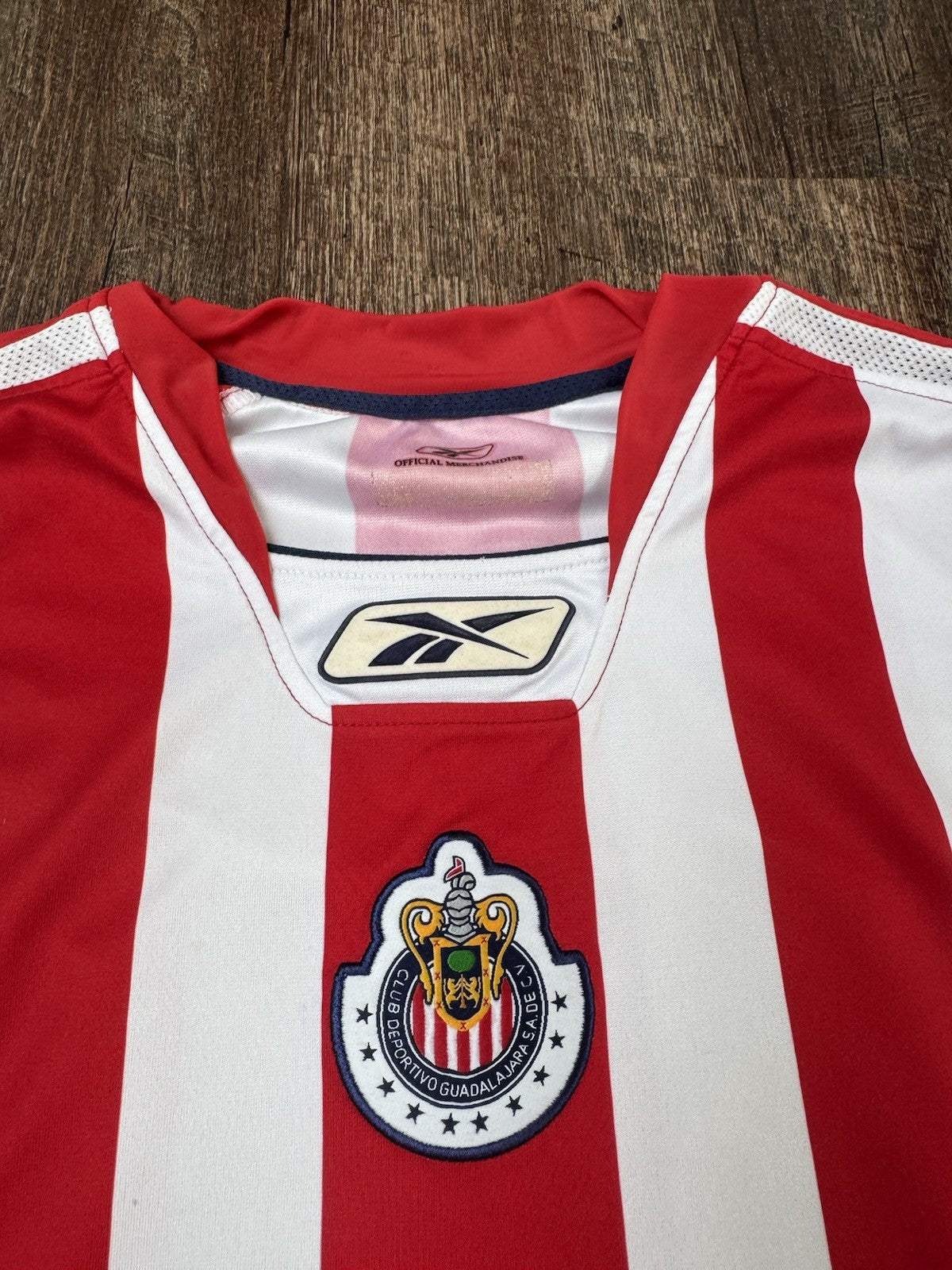 Bofo Bautista Chivas Guadalajara Home Jersey Reebok S/M Adolfo El Bofo Bautista