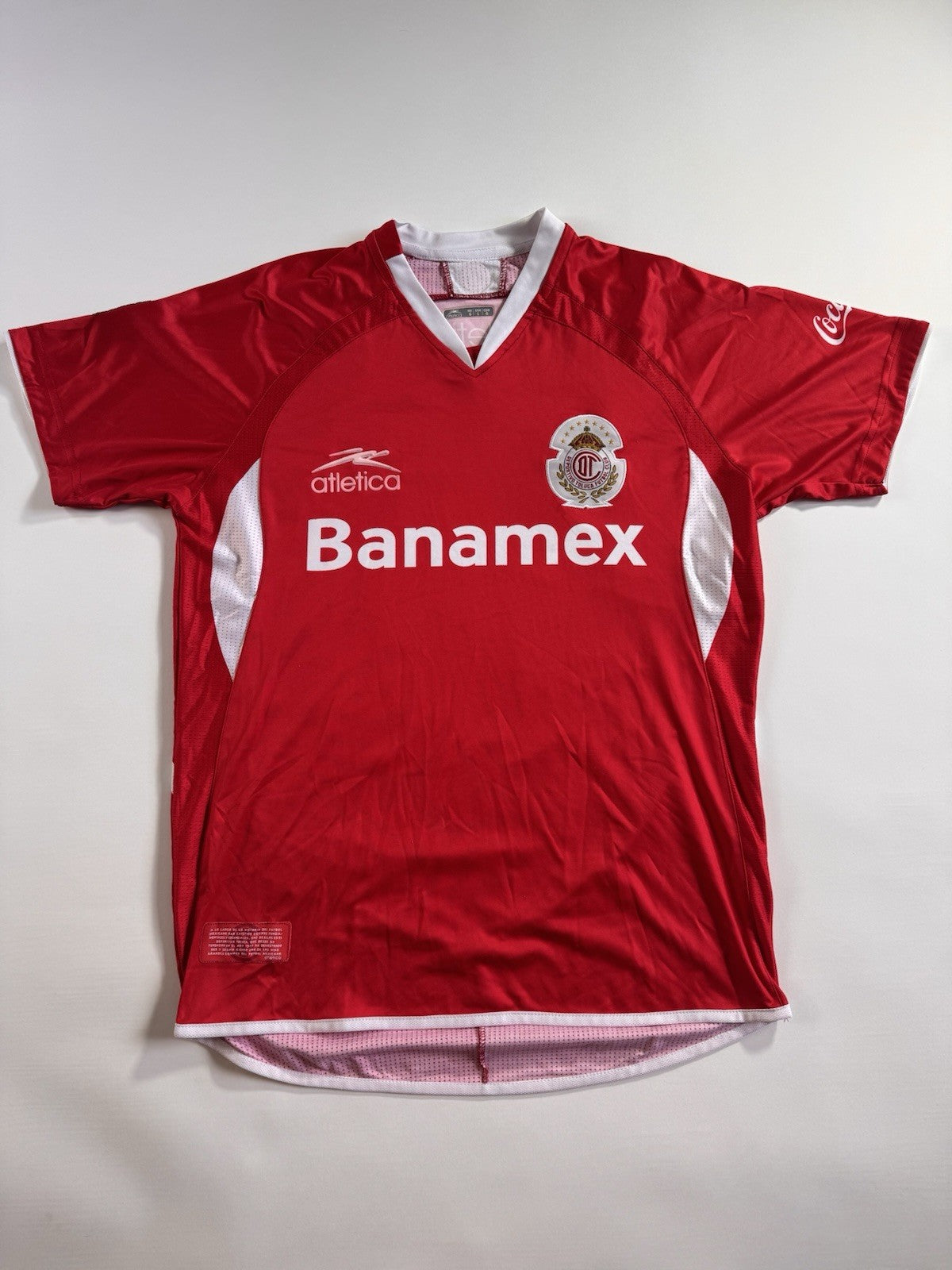 Toluca 2009 2010 Antonio Naelson Sinha Home Football Shirt Jersey Size L