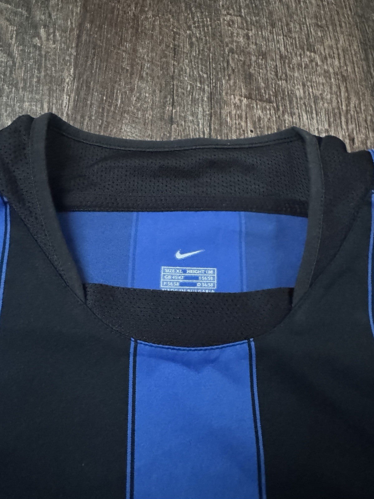 Inter Milan Adriano 2003/04 Home Jersey Size XL UCL Champions League 