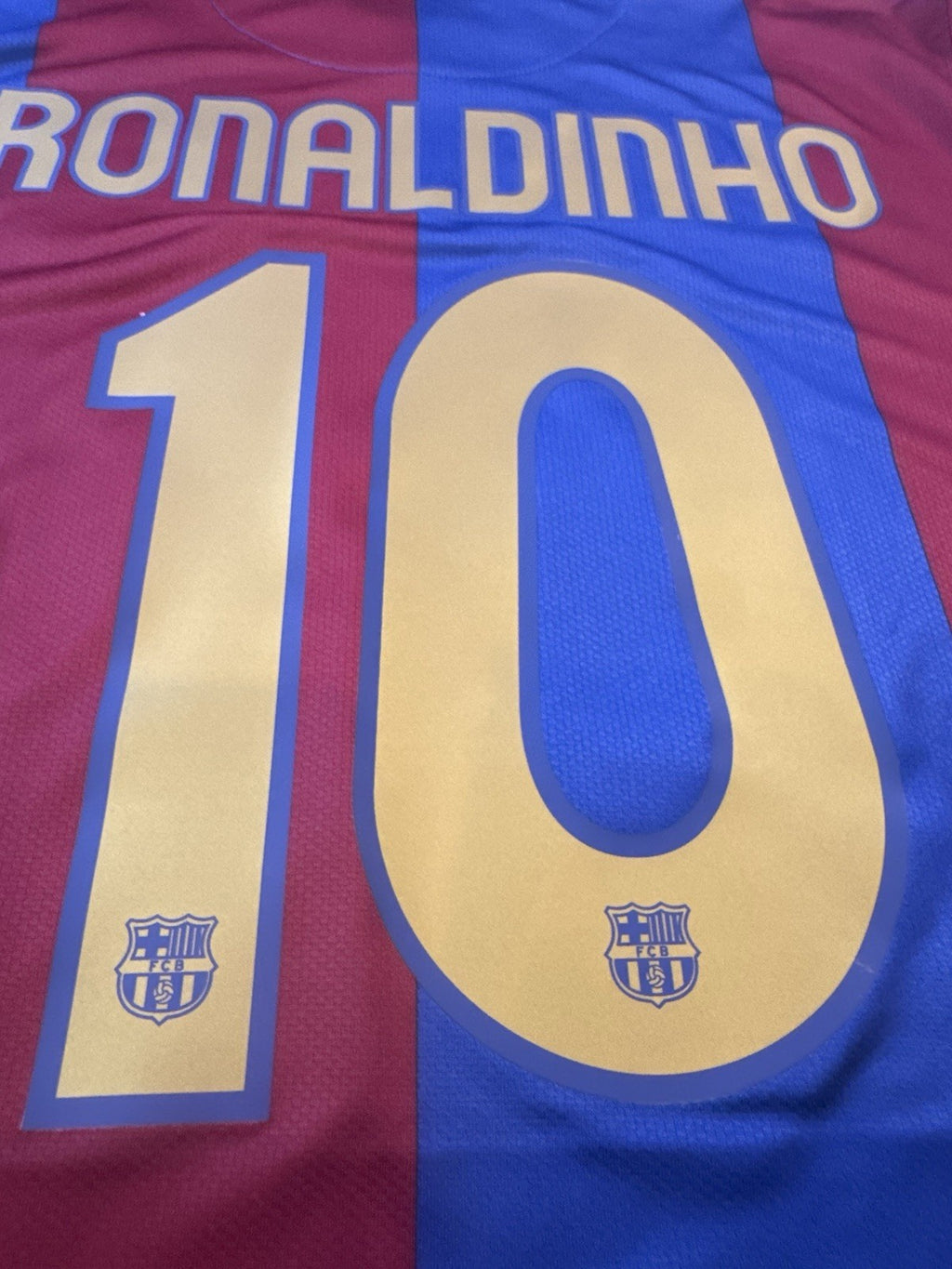 Barcelona 2006 2007 Ronaldinho Home Football Shirt Jersey Size XL