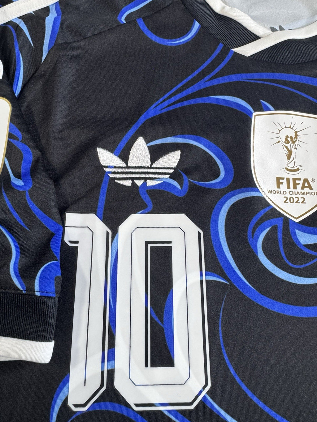 Argentina 2026 World Cup Lionel Messi Away Match Detail V England WC Patches NWT