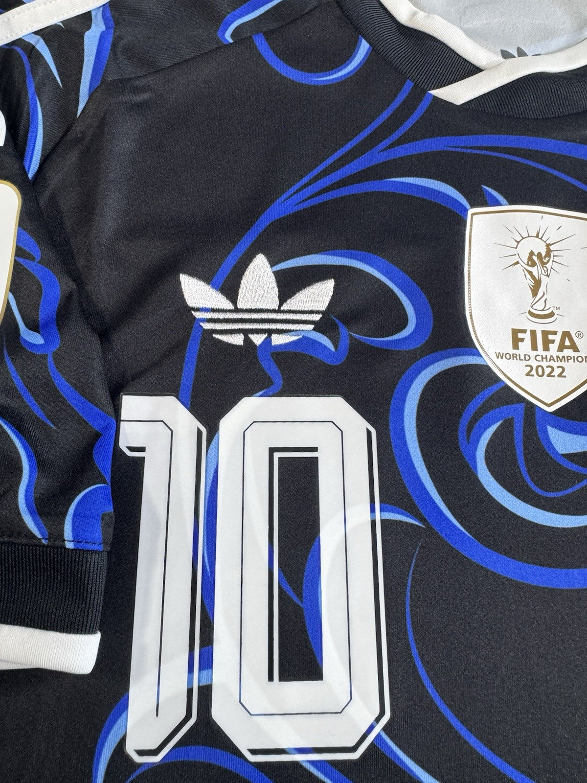 Argentina 2026 World Cup Lionel Messi Away Match Detail V England WC Patches NWT