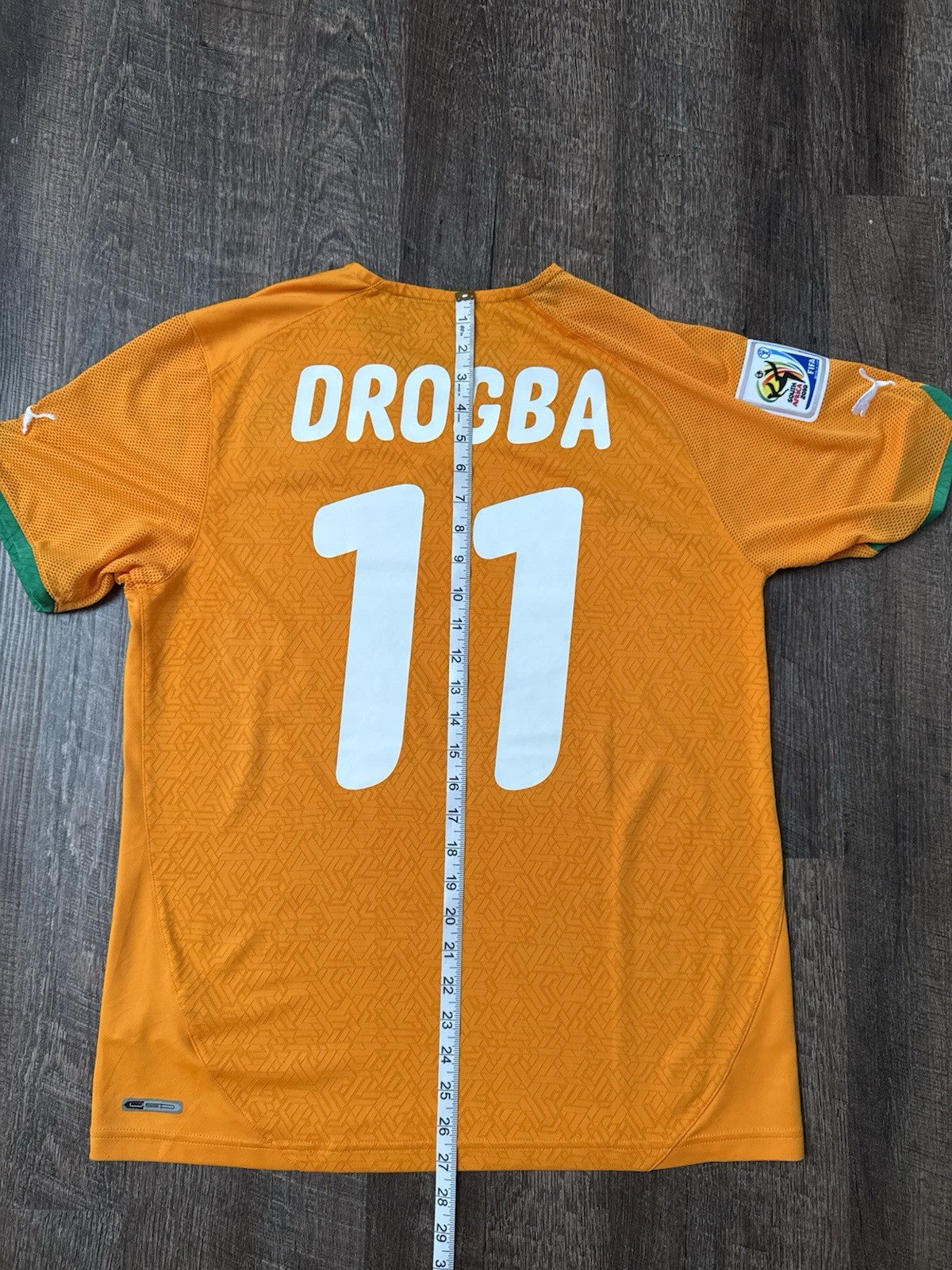 Didier Drogba Ivory Coast 2010 Home Jersey Size L | Côte d’Ivoire WC