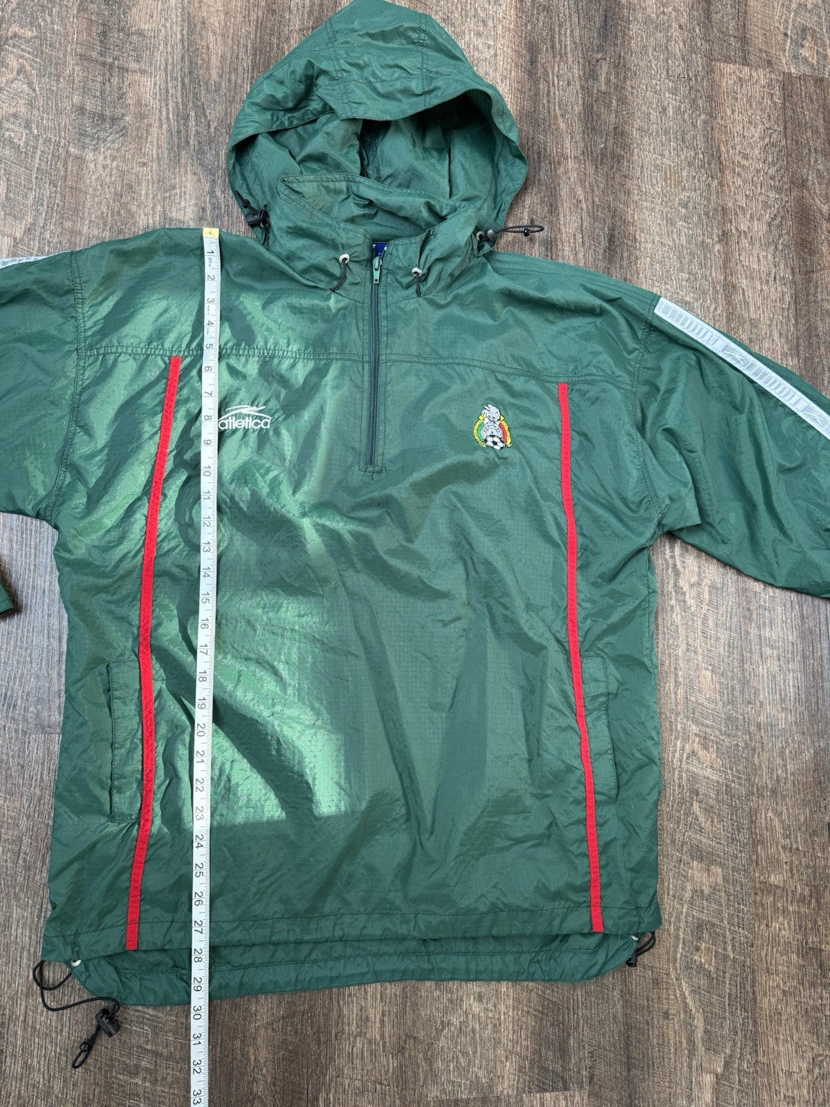 Mexico National Team 2000s Atletica Windbreaker Jacket Vintage Size L 