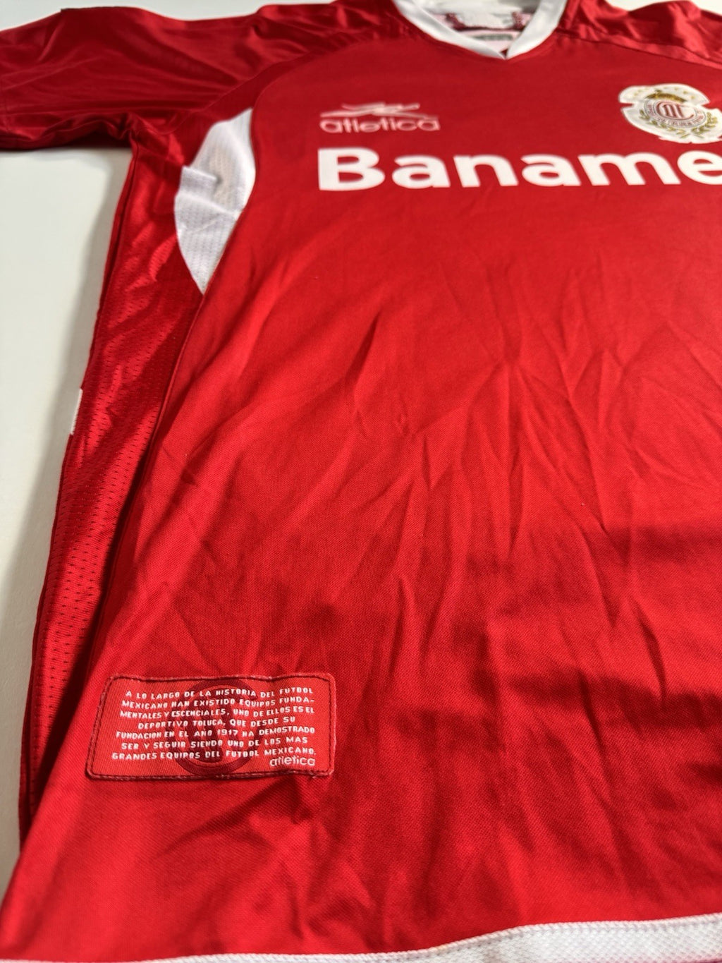 Toluca 2009 2010 Antonio Naelson Sinha Home Football Shirt Jersey Size L