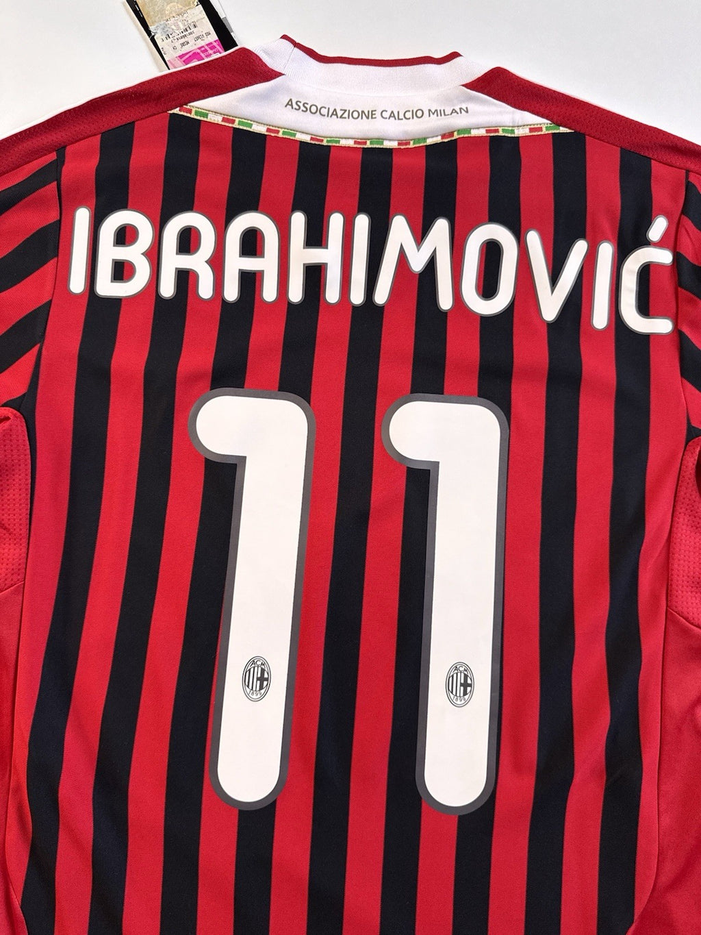 AC Milan 2011 2012 Zlatan Ibrahimovic Home Football Shirt Jersey Size S NWT
