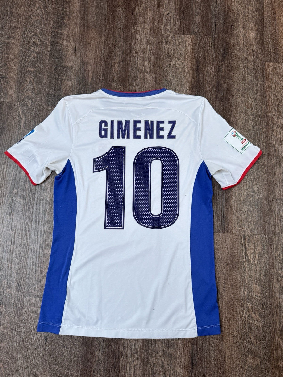 Christian Chaco Gimenez Cruz Azul 2014 Club World Cup Away Jersey Size L