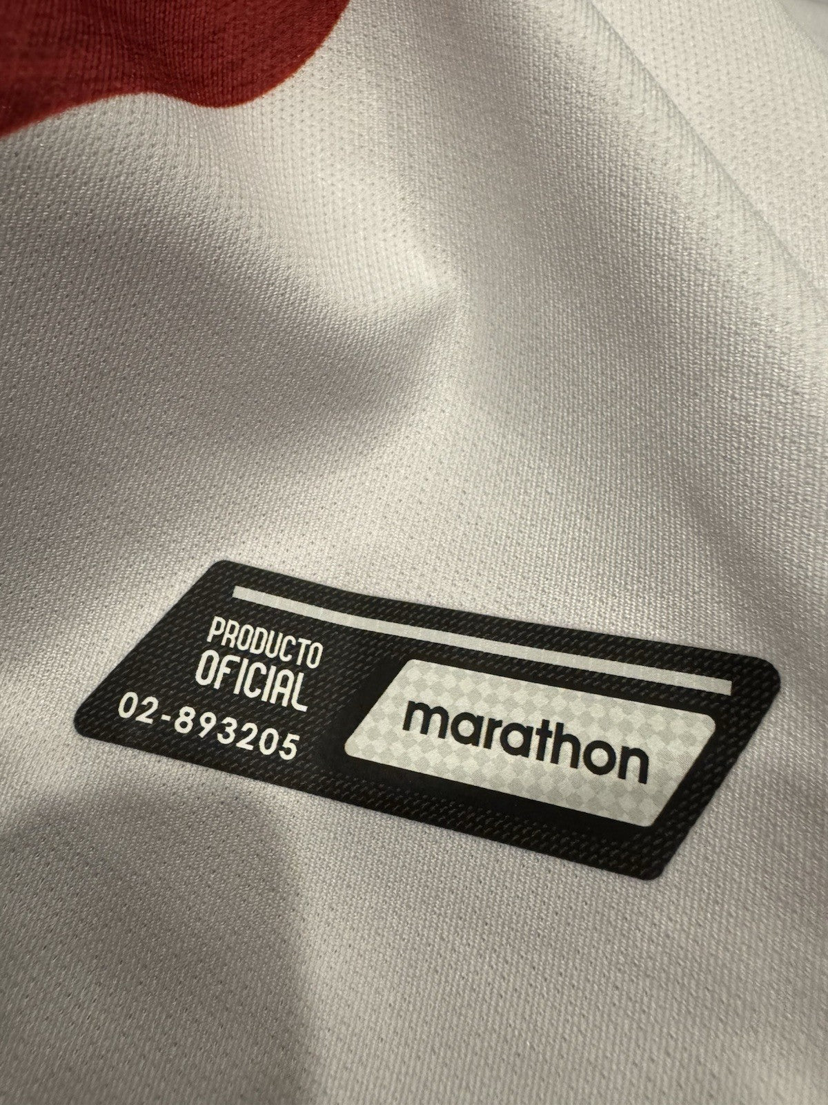 Pedro Aquino Peru FPF Jersey WC Qualifiers 2022 Player Match issued  Utileria