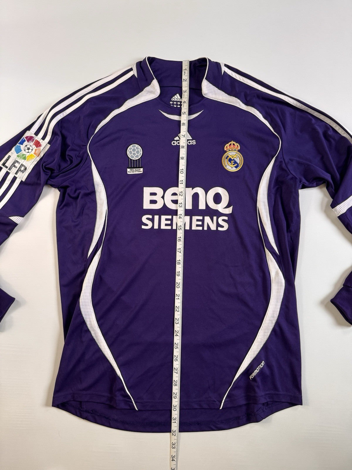 Real Madrid 2006 2007 Sergio Ramos FORMOTION Player Issue Home Jersey Size L