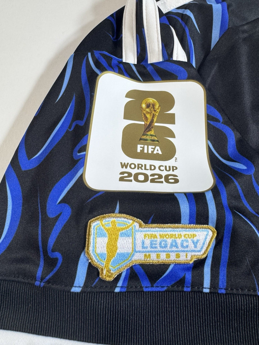 Argentina 2026 World Cup Lionel Messi Away Match Detail V England WC Patches NWT