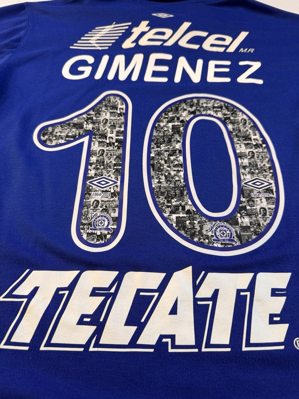 Cruz Azul 2013 2014 Chaco Gimenez Longsleeve Jersey Size M 