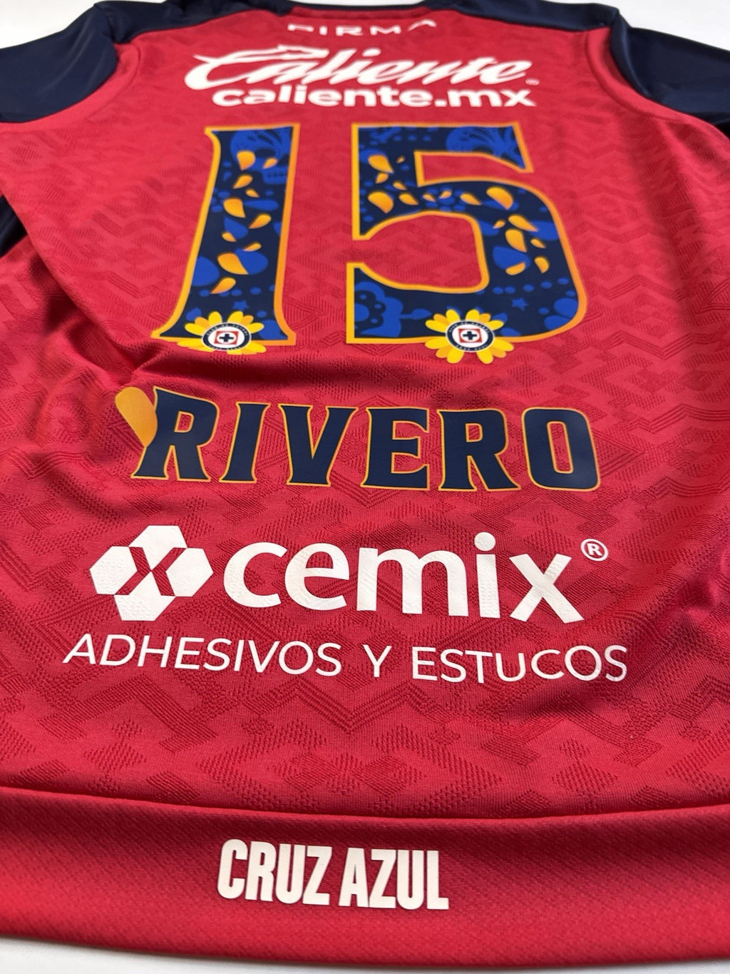 Cruz Azul 2024 2025 Dia de Muertos Ignacio Nacho Rivero Jersey Size L 