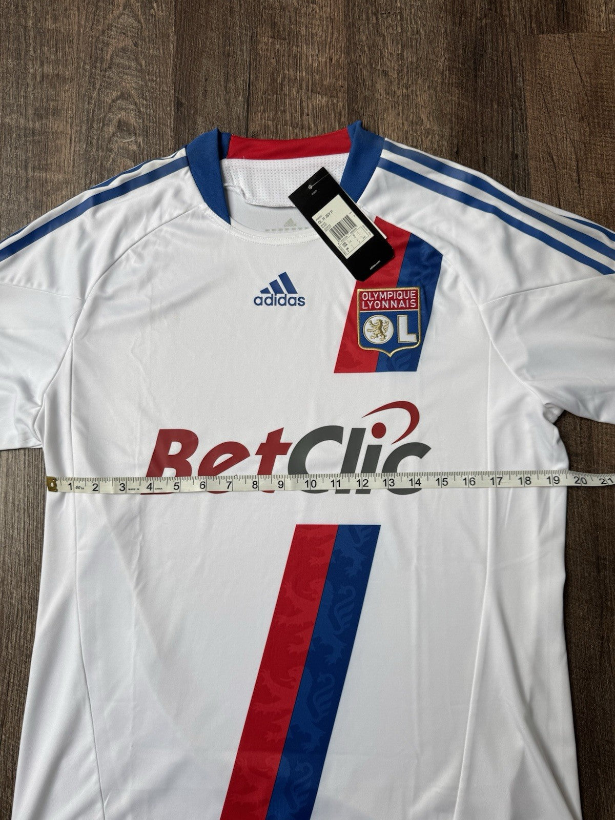 Olympique Lyon 2010 2011 Home Jersey Adidas FORMOTION Player Issue Size L NWT