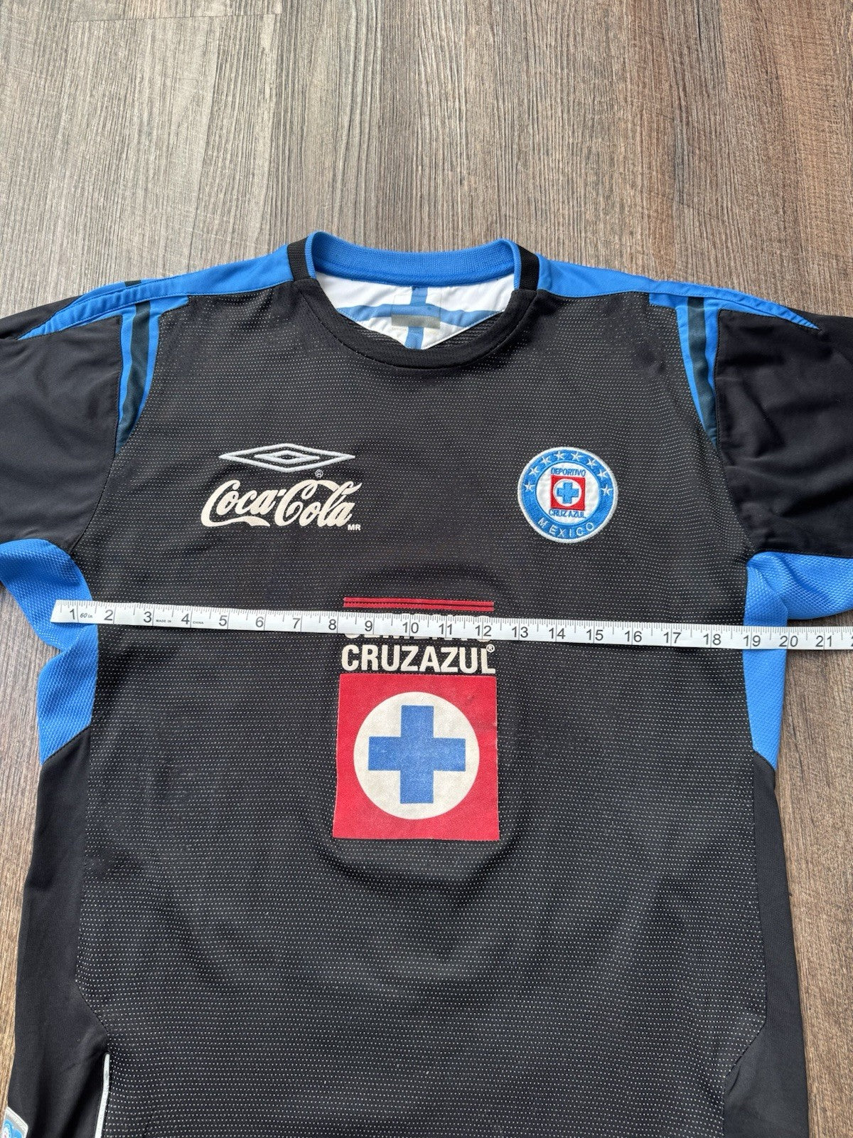 Cruz Azul 2004 2005 Third Black Jersey Cesar Chelito Delgado Size M