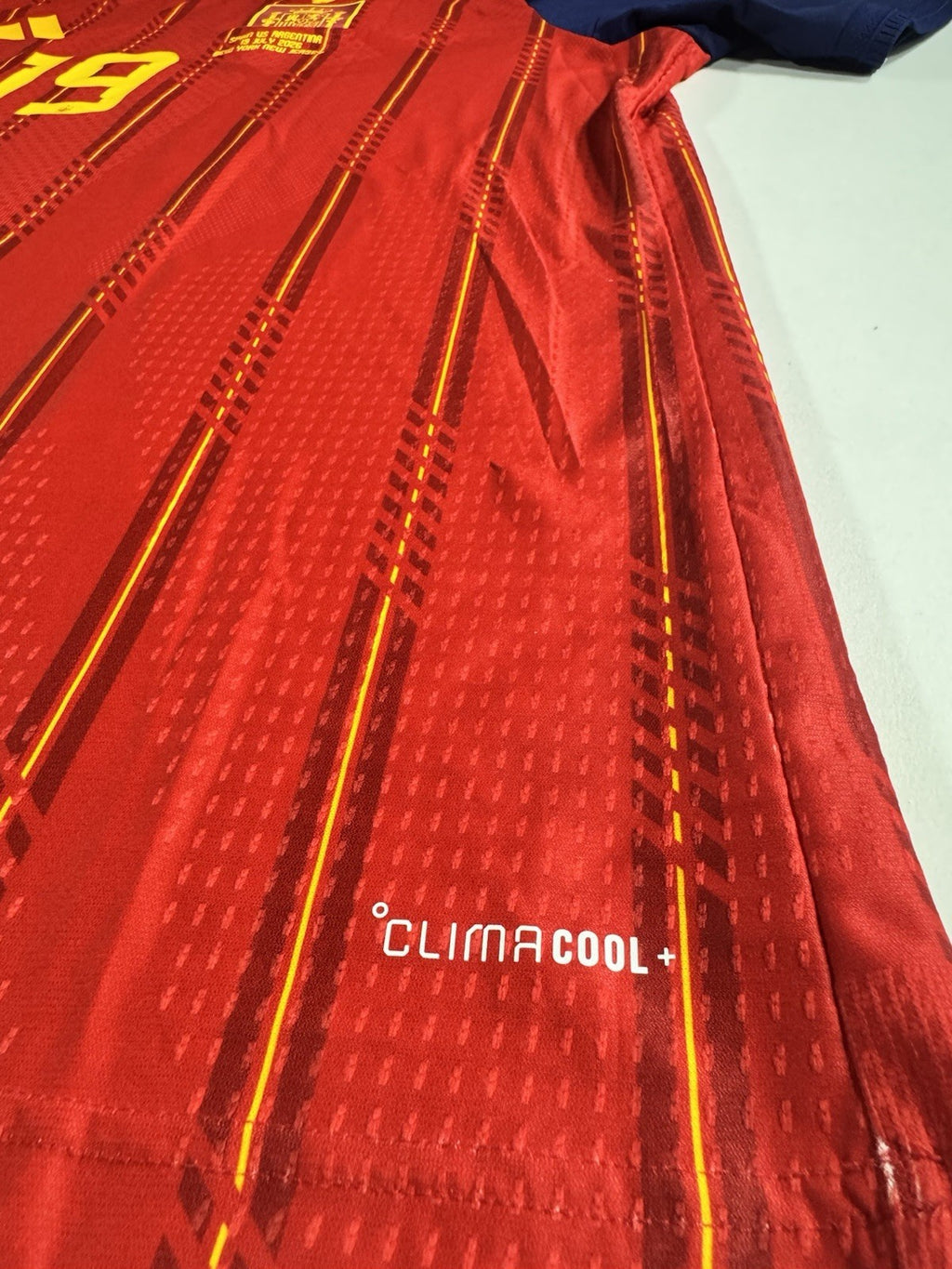 Spain 2026 World Cup Final Lamine Yamal Authentic Football Shirt Jersey Size XL 