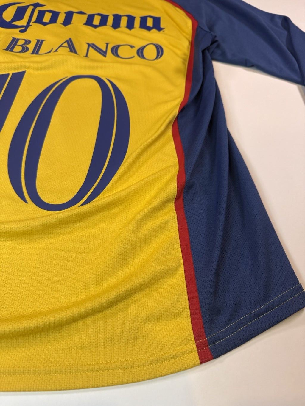 Club America 2007 2008 Cuauhtemoc Blanco Long Sleeve Home Shirt Jersey Sz L