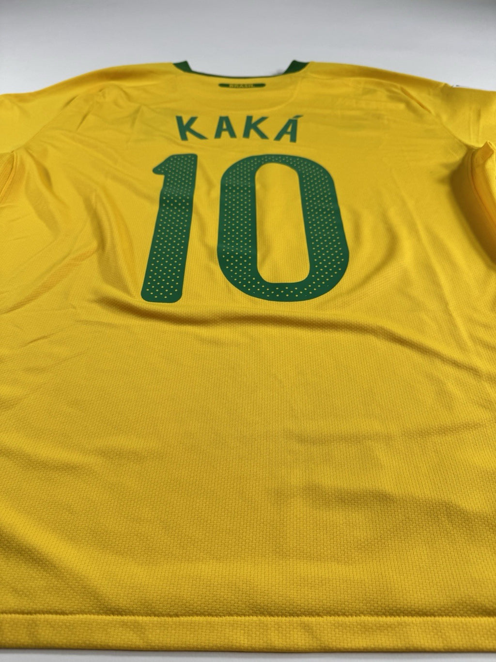 Brazil 2010 World Cup Ricardo Kaka Home Football Jersey Size XL | Read Descripti