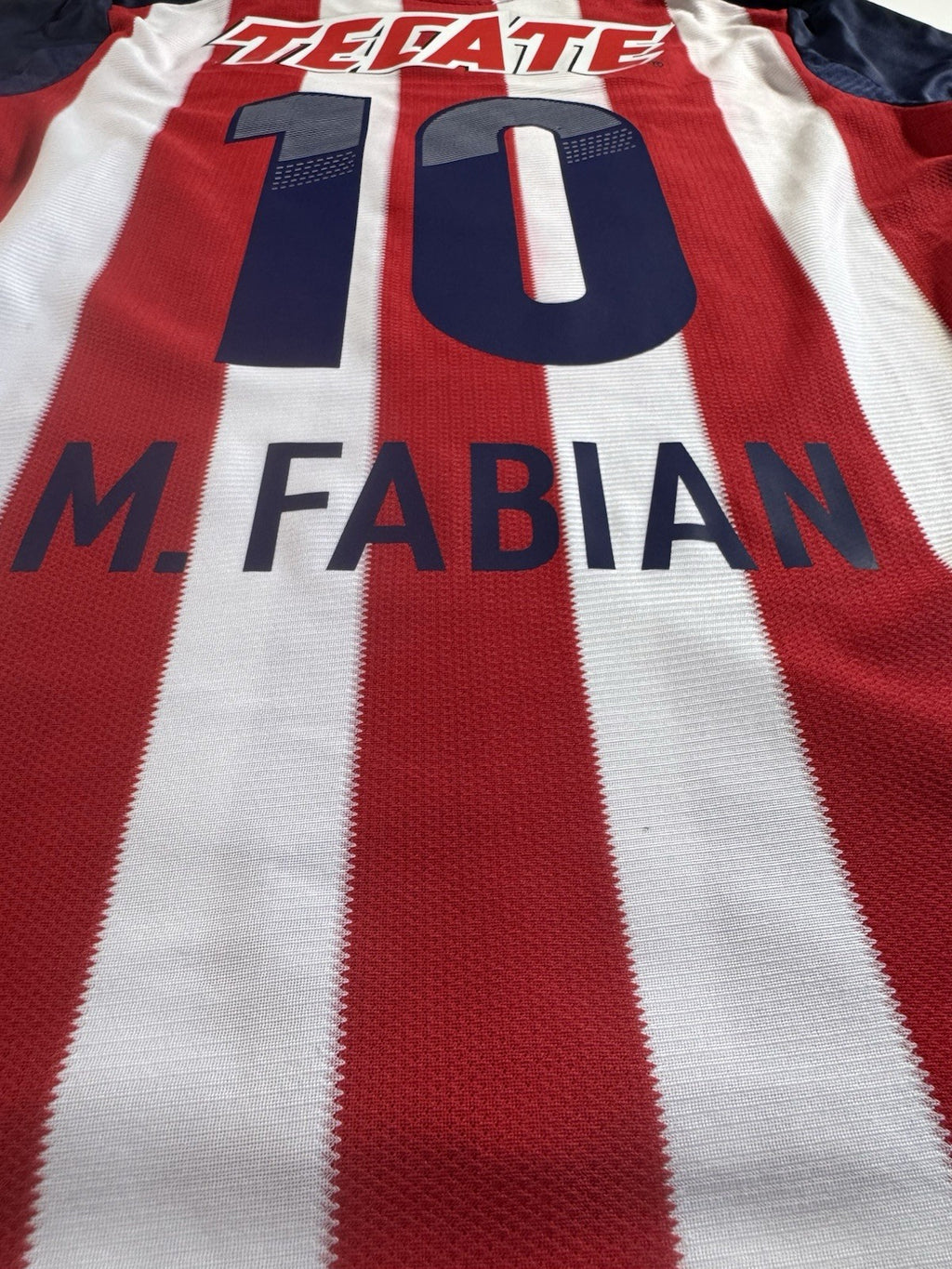 Chivas 2013 2014 Marco Fabian Long Sleeve Home Football Shirt Jersey Size M