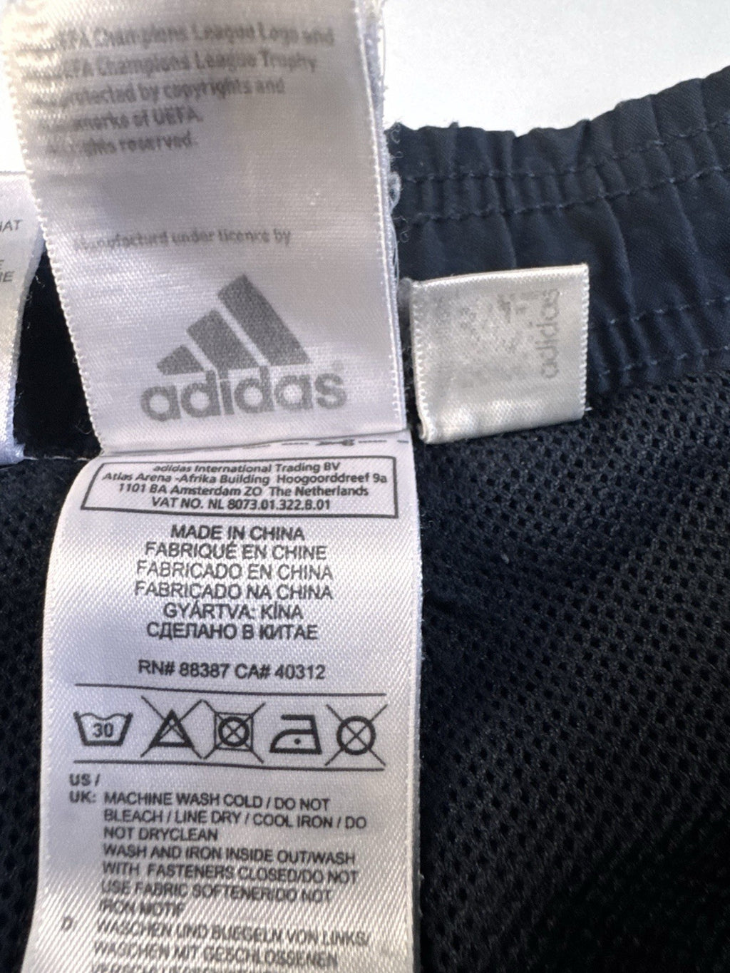Real Madrid 2011 2012 Champions League Tracksuit Jacket and Pants Size M/L