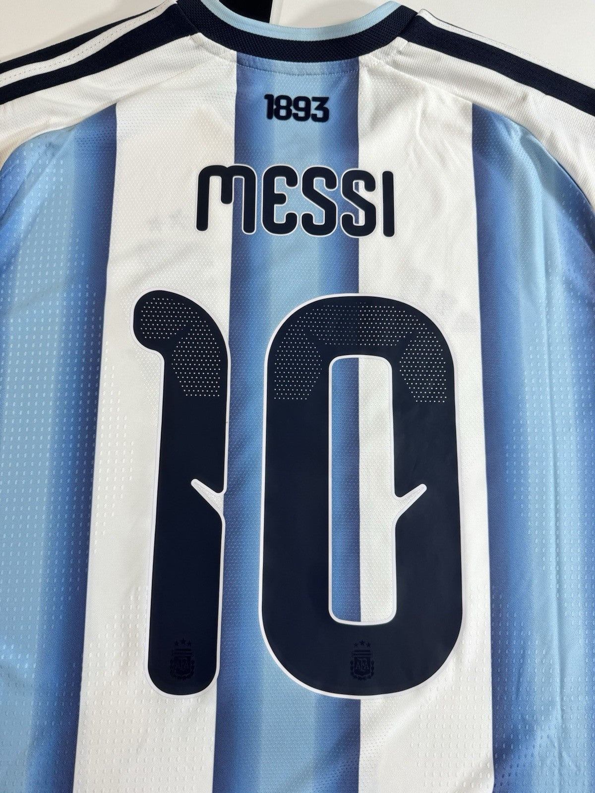 Argentina Lionel Messi Player Version Match Detail vs Egypt Jersey Size XL NWT