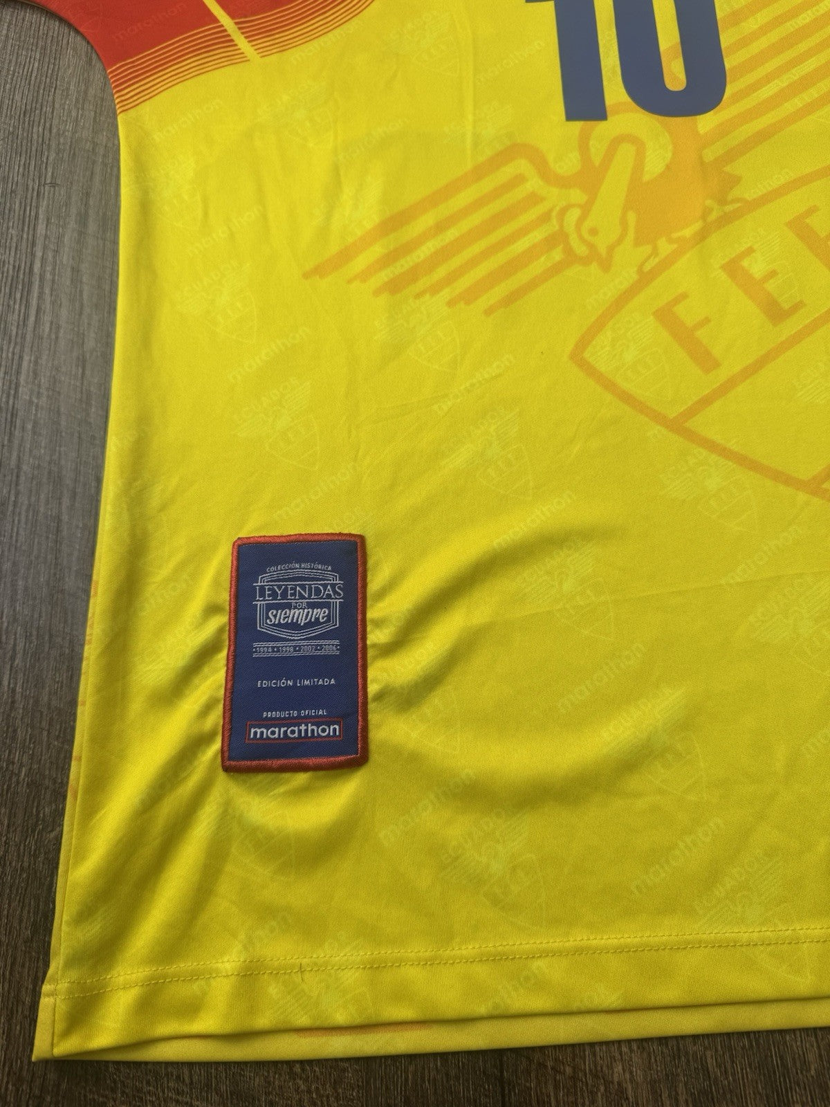 Ecuador Alex Aguinaga #10 Retro 1998 Jersey Marathon Leyendas Edition Sz M