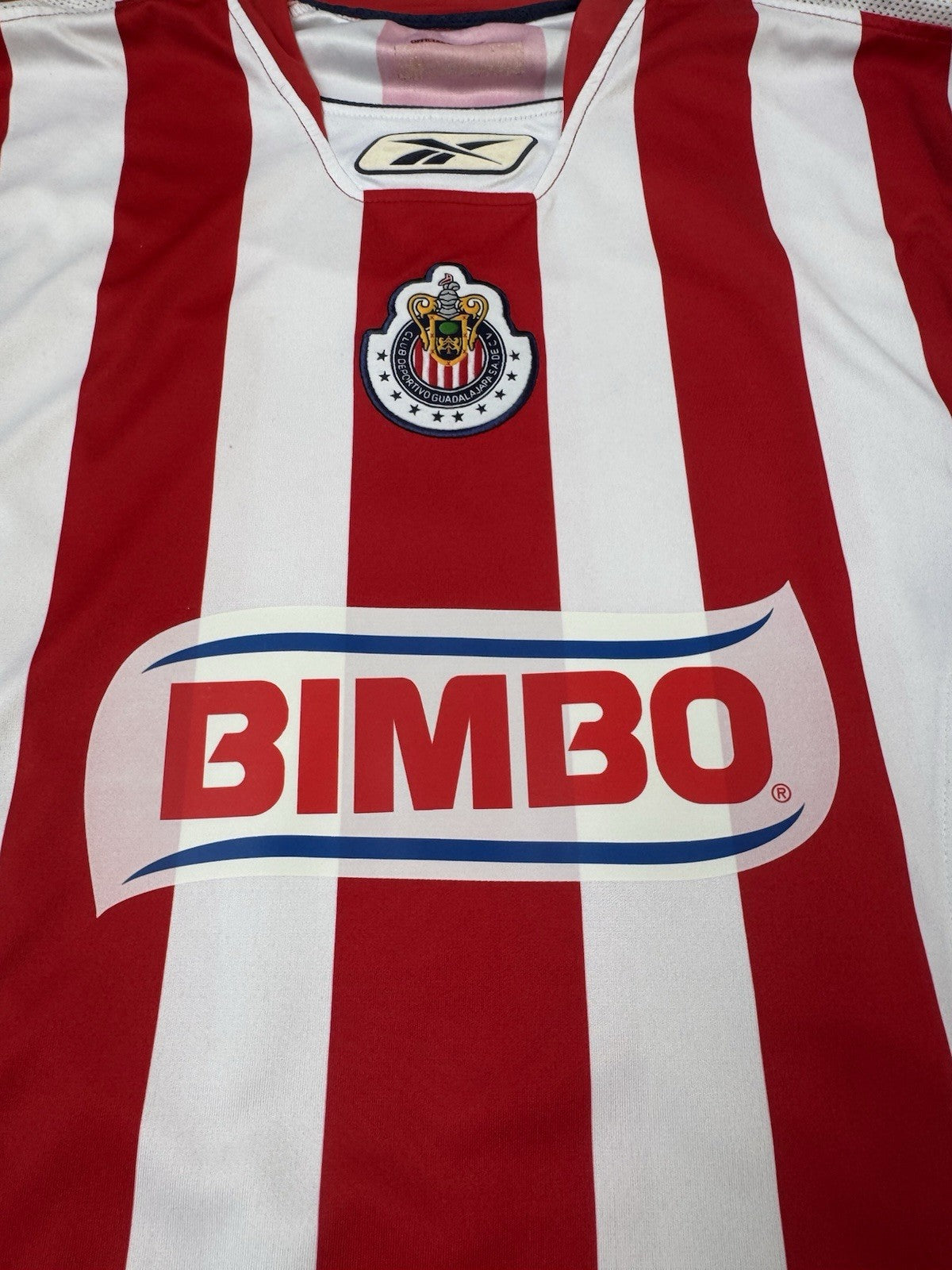 Bofo Bautista Chivas Guadalajara Home Jersey Reebok S/M Adolfo El Bofo Bautista