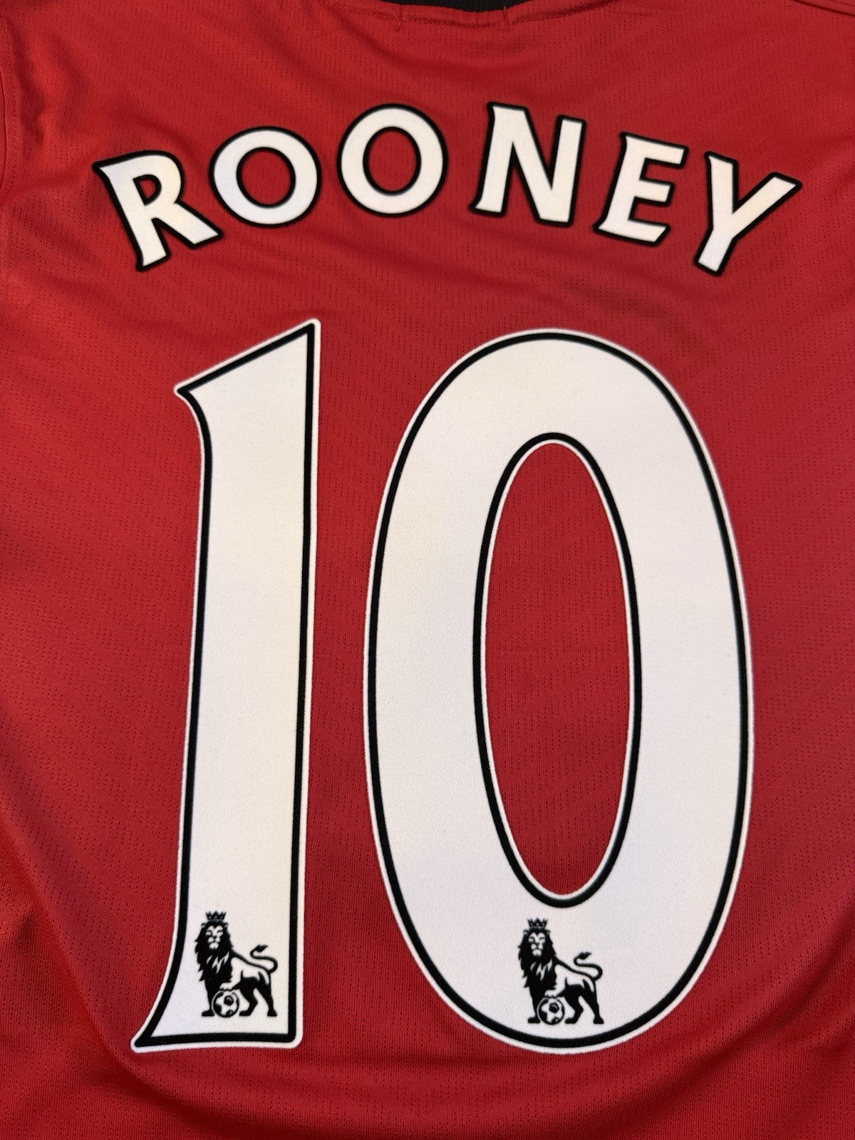 Manchester United Wayne Rooney 2009 2010 Home Football Shirt Jersey Size S 