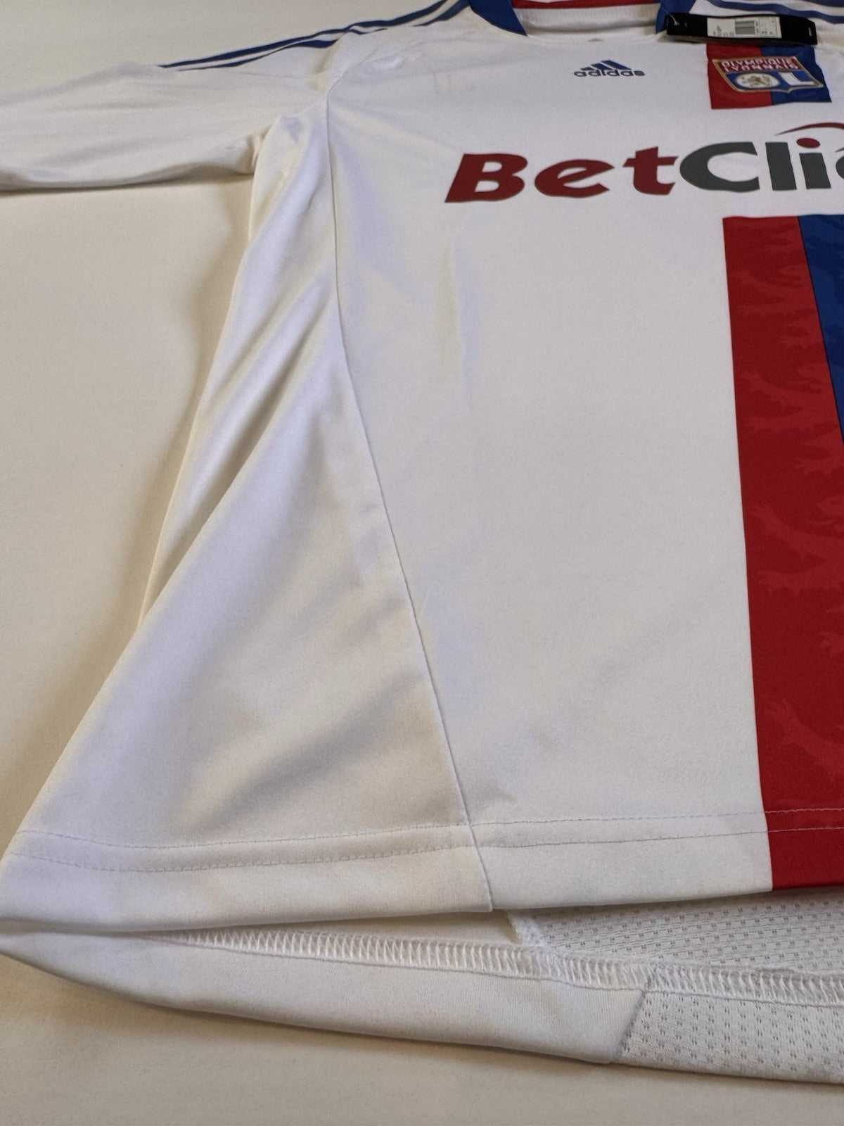 Olympique Lyon 2010 2011 Home Jersey Adidas FORMOTION Player Issue Size L NWT