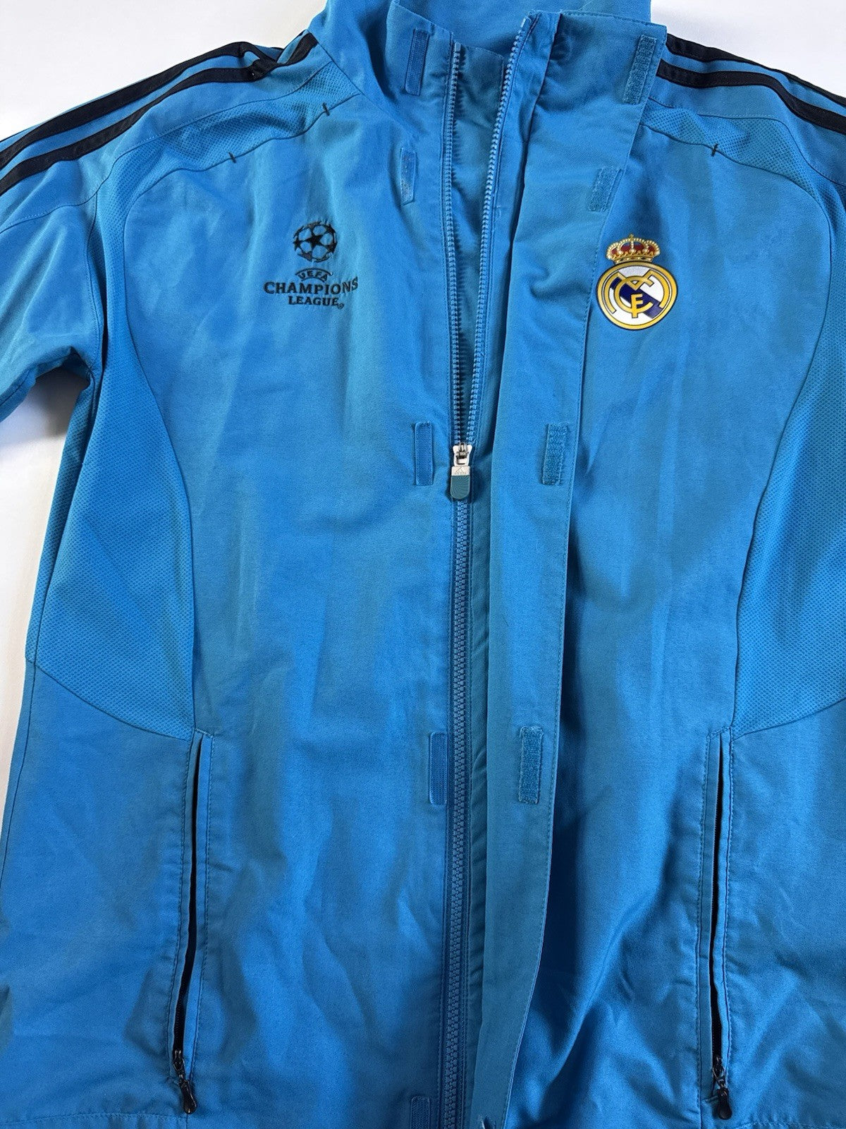 Real Madrid 2011 2012 Champions League Tracksuit Jacket and Pants Size M/L