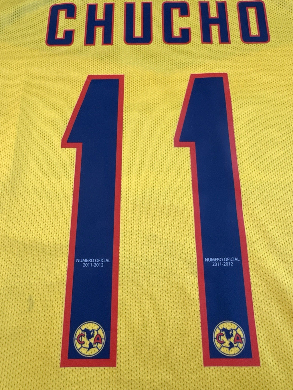 Club America 2011 2012 Chucho Benitez Player Issue Home Jersey Size L