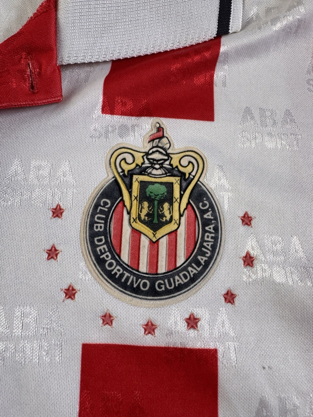 Vintage 1996-1997 ABA Sport Chivas De Guadalajara Soccer Futbol Jersey Mexlub 
