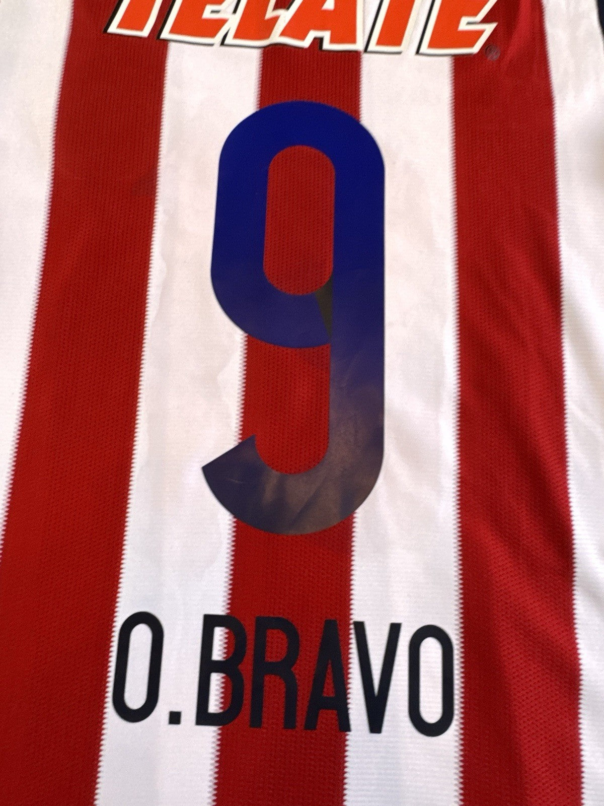 Chivas 2013 2014 Omar Bravo Home Football Shirt Jersey Size M Check Description 