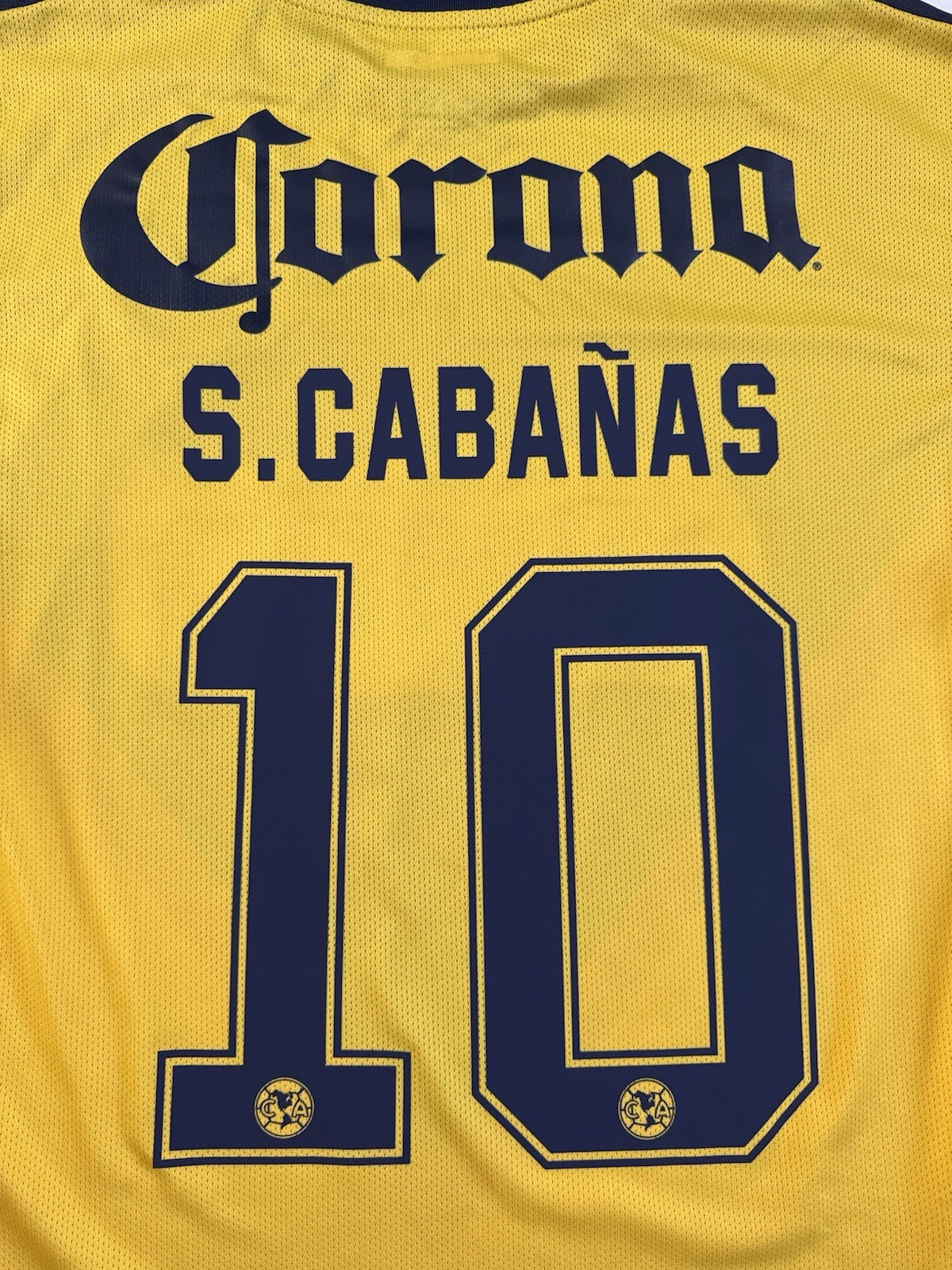 Club America 2009 2010 Salvador Chava Cabanas Home Football Shirt Jersey Size XL