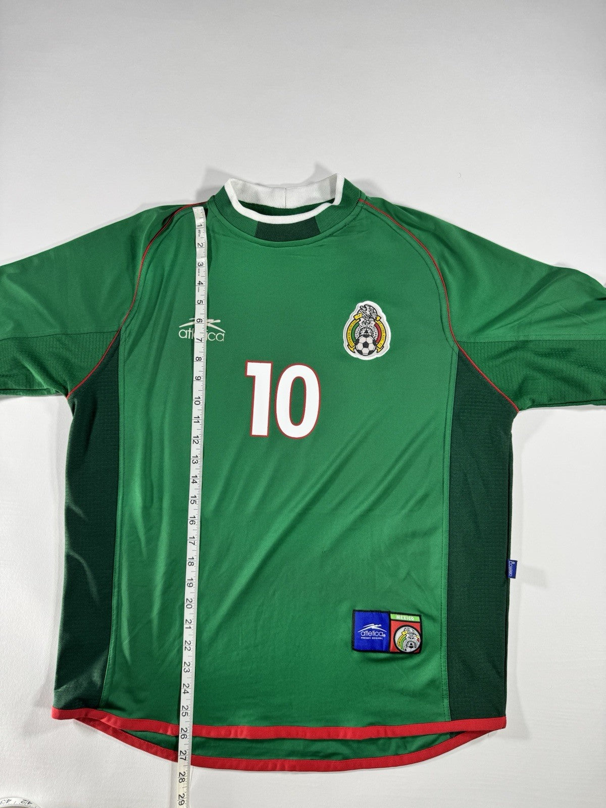 Mexico 2001 Cuauhtemoc Blanco Home Football Shirt Jersey Size L