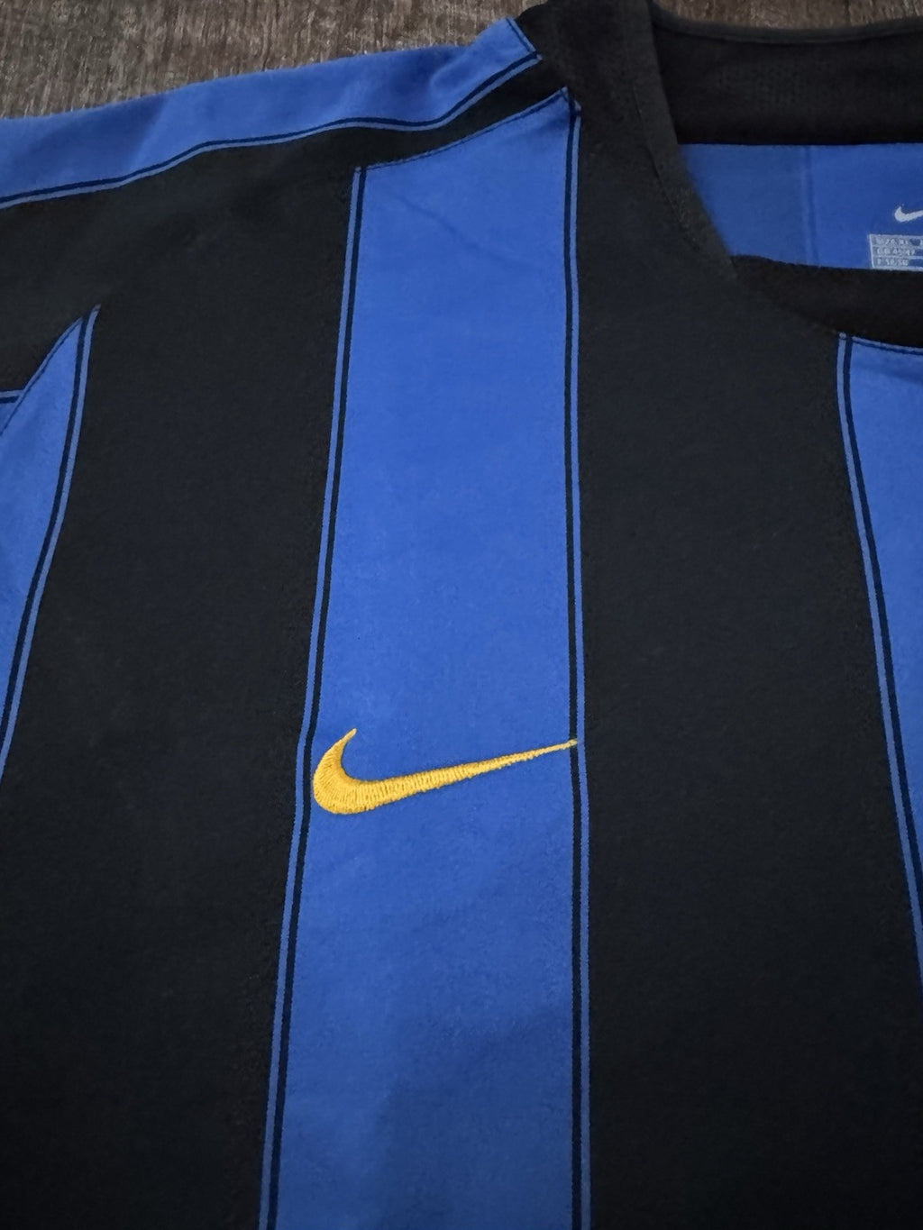 Inter Milan Adriano 2003/04 Home Jersey Size XL UCL Champions League 