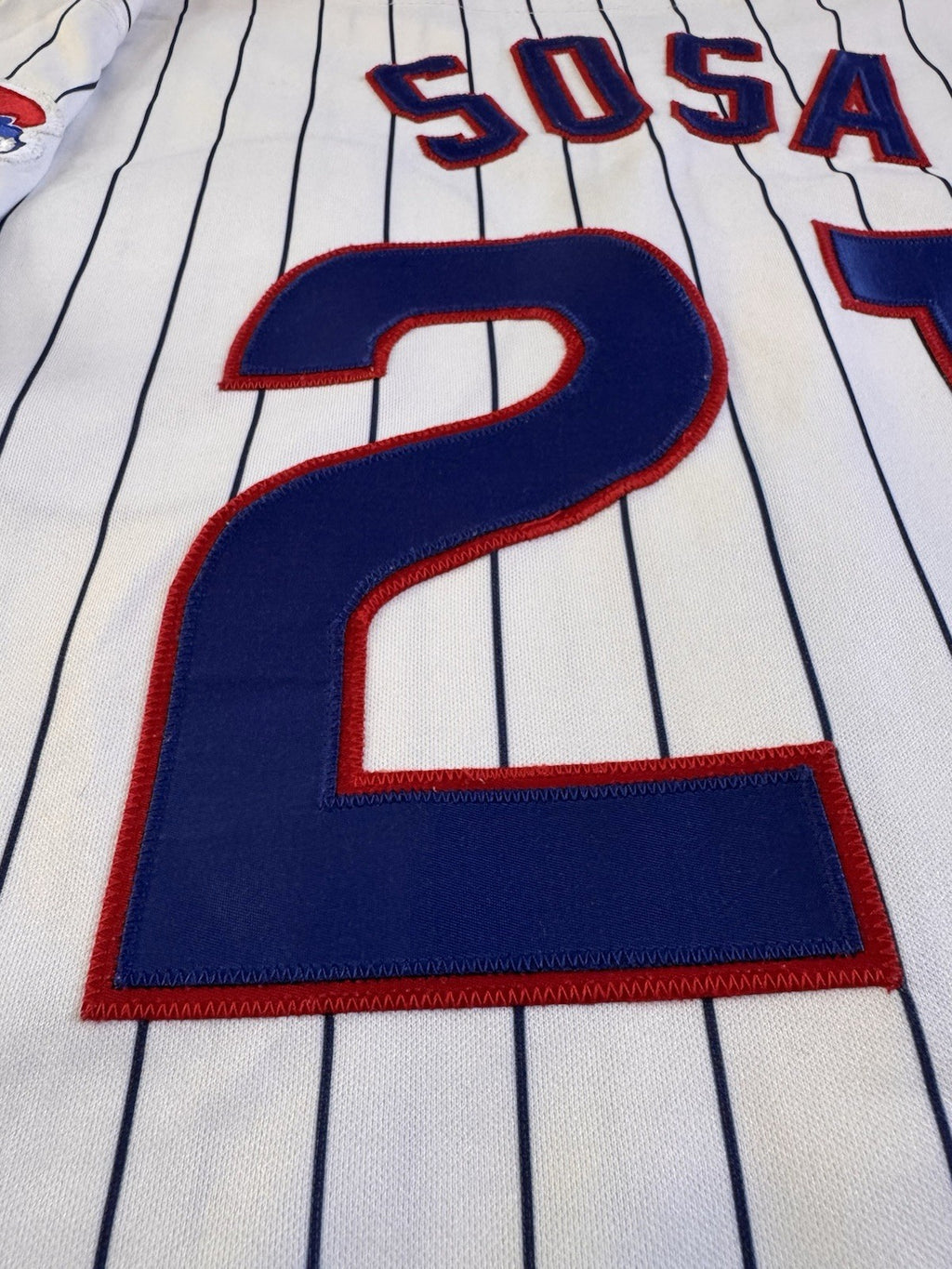Sammy Sosa Chicago Cubs Russell Athletic Diamond Collection Jersey MLB Size 44 