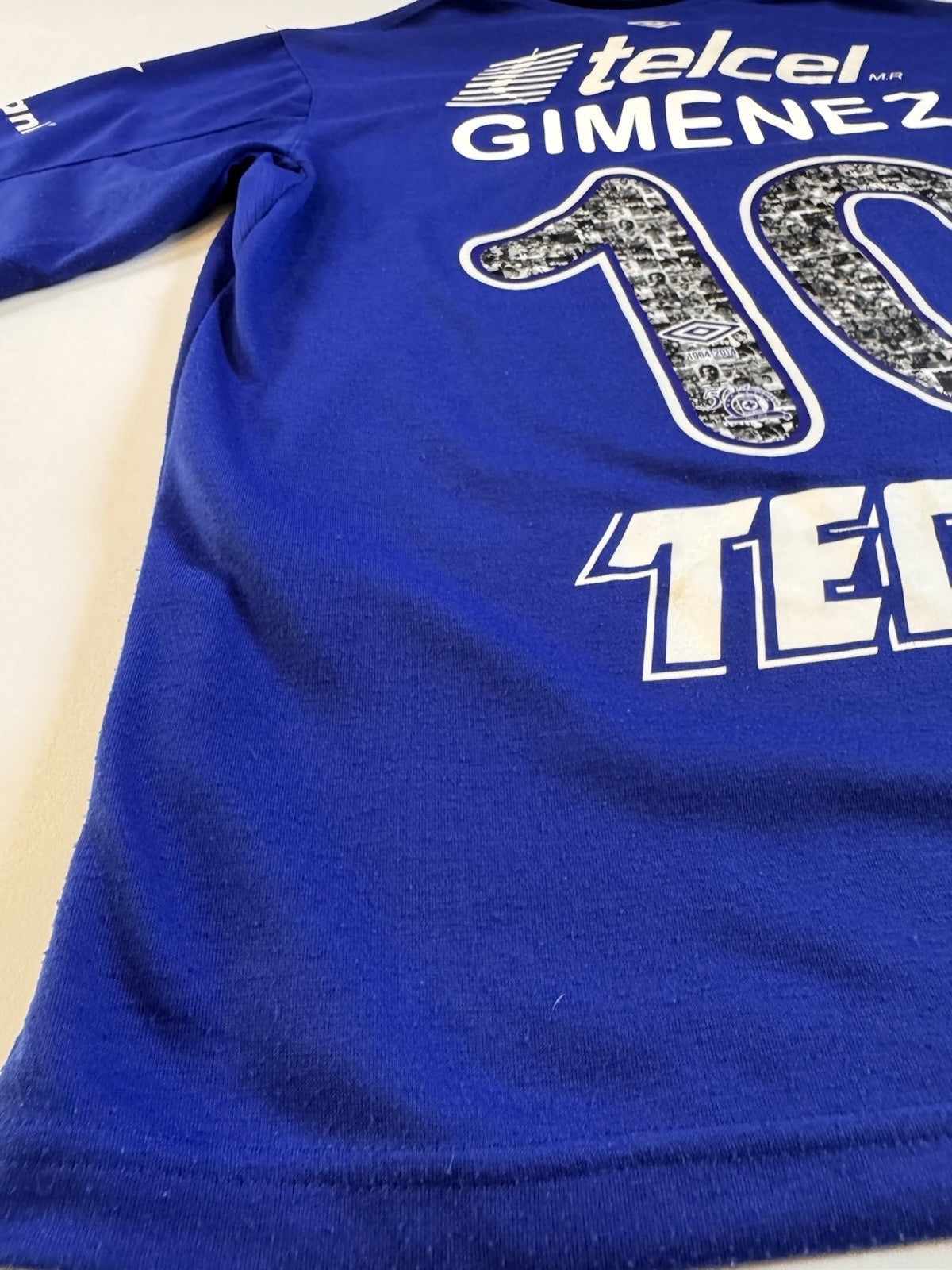 Cruz Azul 2013 2014 Chaco Gimenez Longsleeve Jersey Size M 
