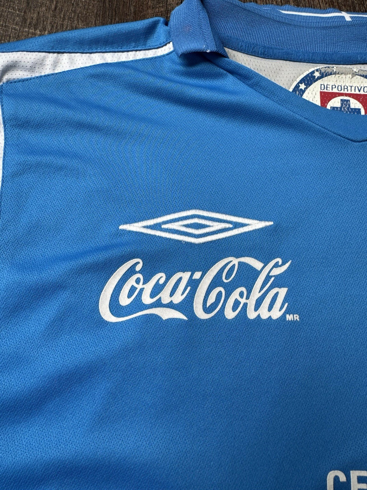 Chelito Delgado Cruz Azul 2007 Jersey XL Umbro Home Rare Liga MX Vintage Mexico