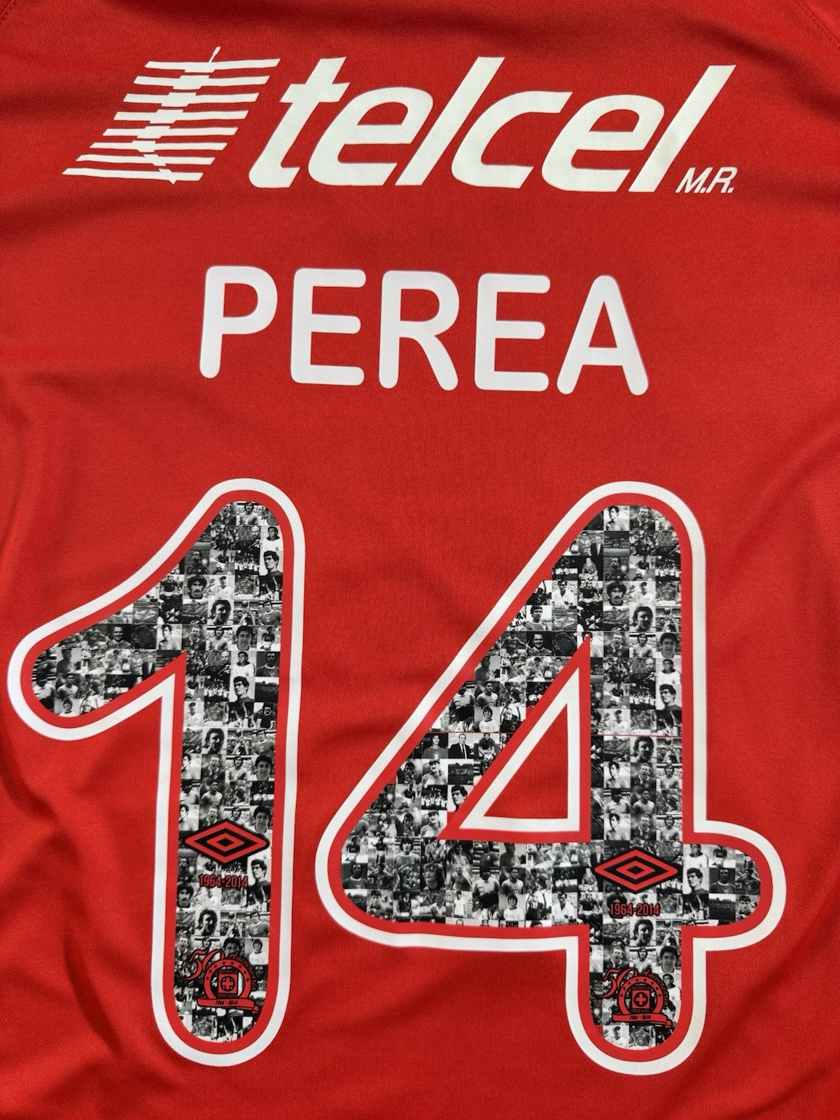 Cruz Azul 2013 2014 50th Anniversary Third Jersey Luis Amaranto PEREA Size L