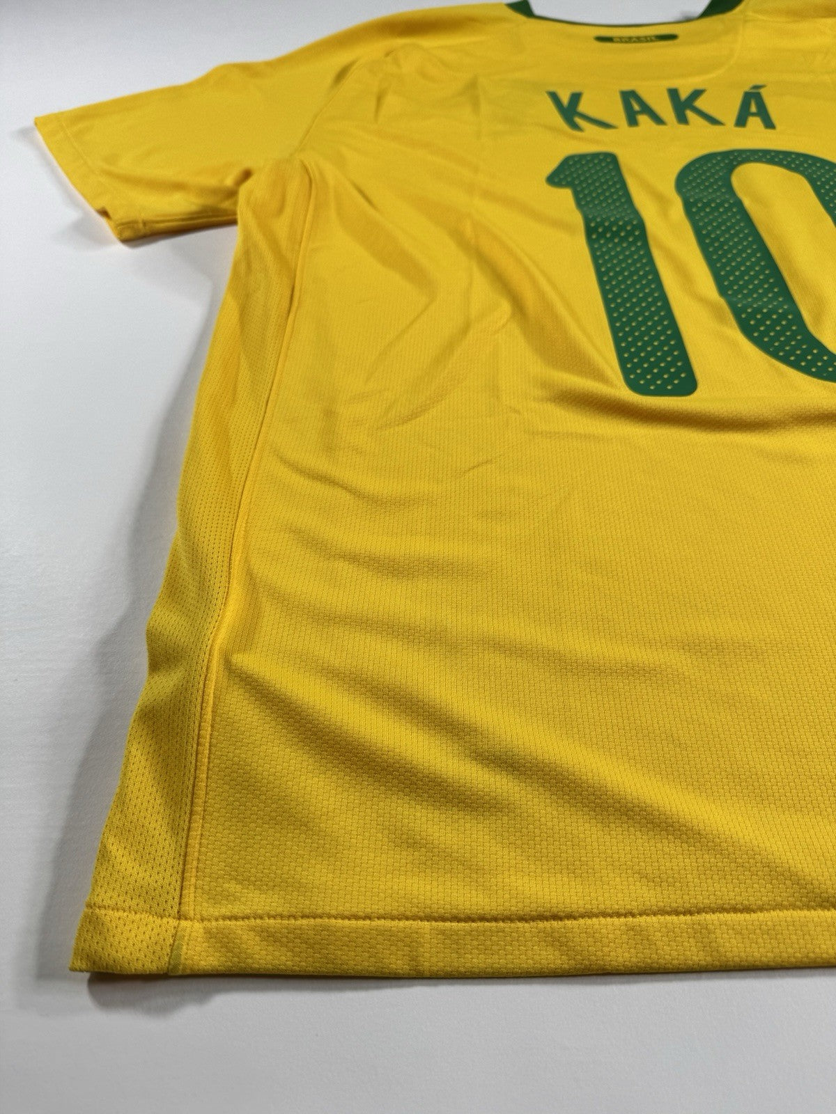 Brazil 2010 World Cup Ricardo Kaka Home Football Jersey Size XL | Read Descripti