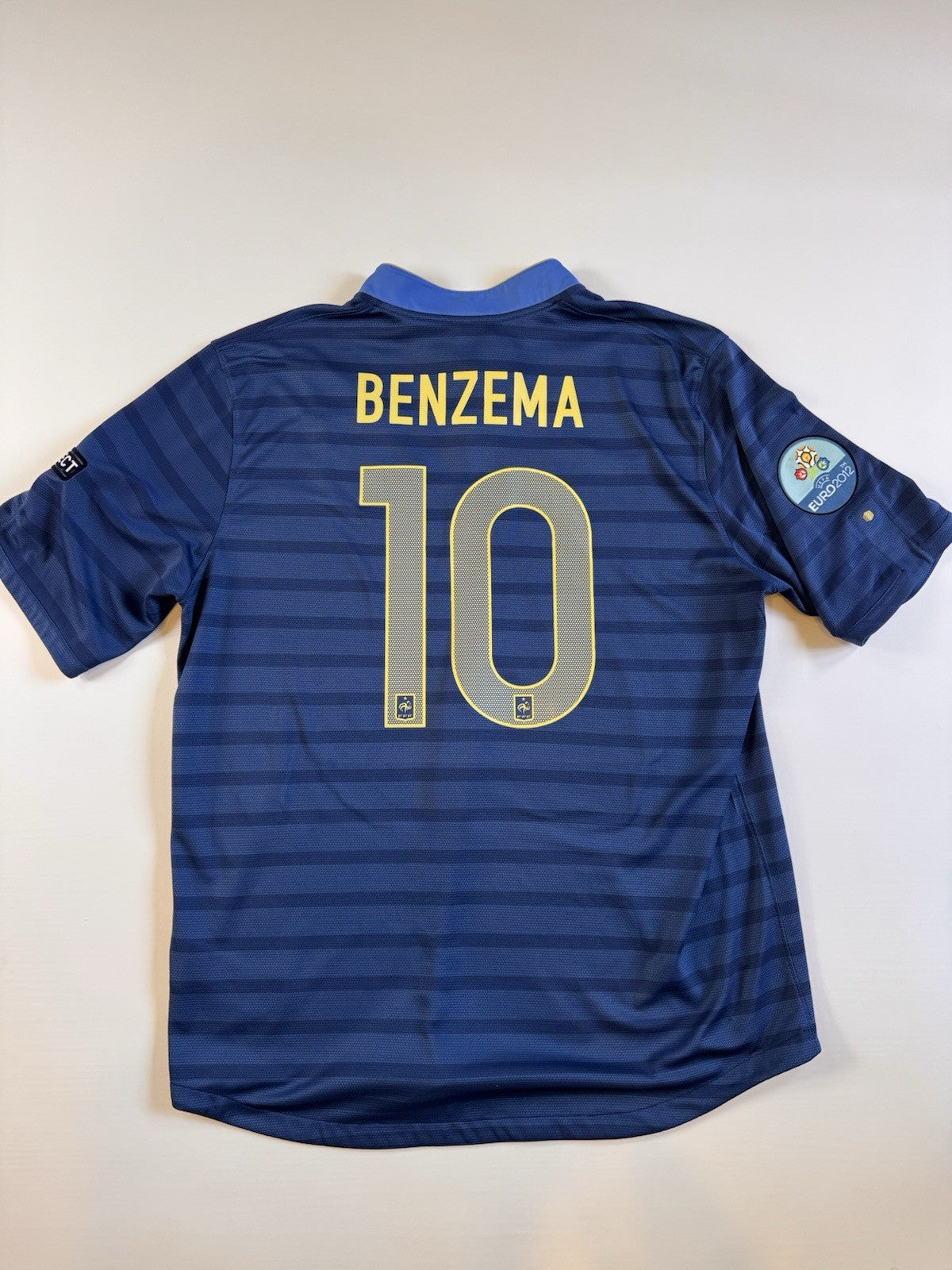 France Euro 2012 Karim Benzema Home Football Shirt Jersey Size XL