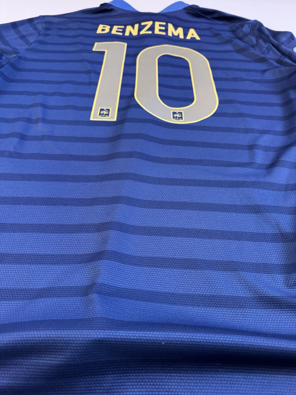 France Euro 2012 Karim Benzema Home Football Shirt Jersey Size XL
